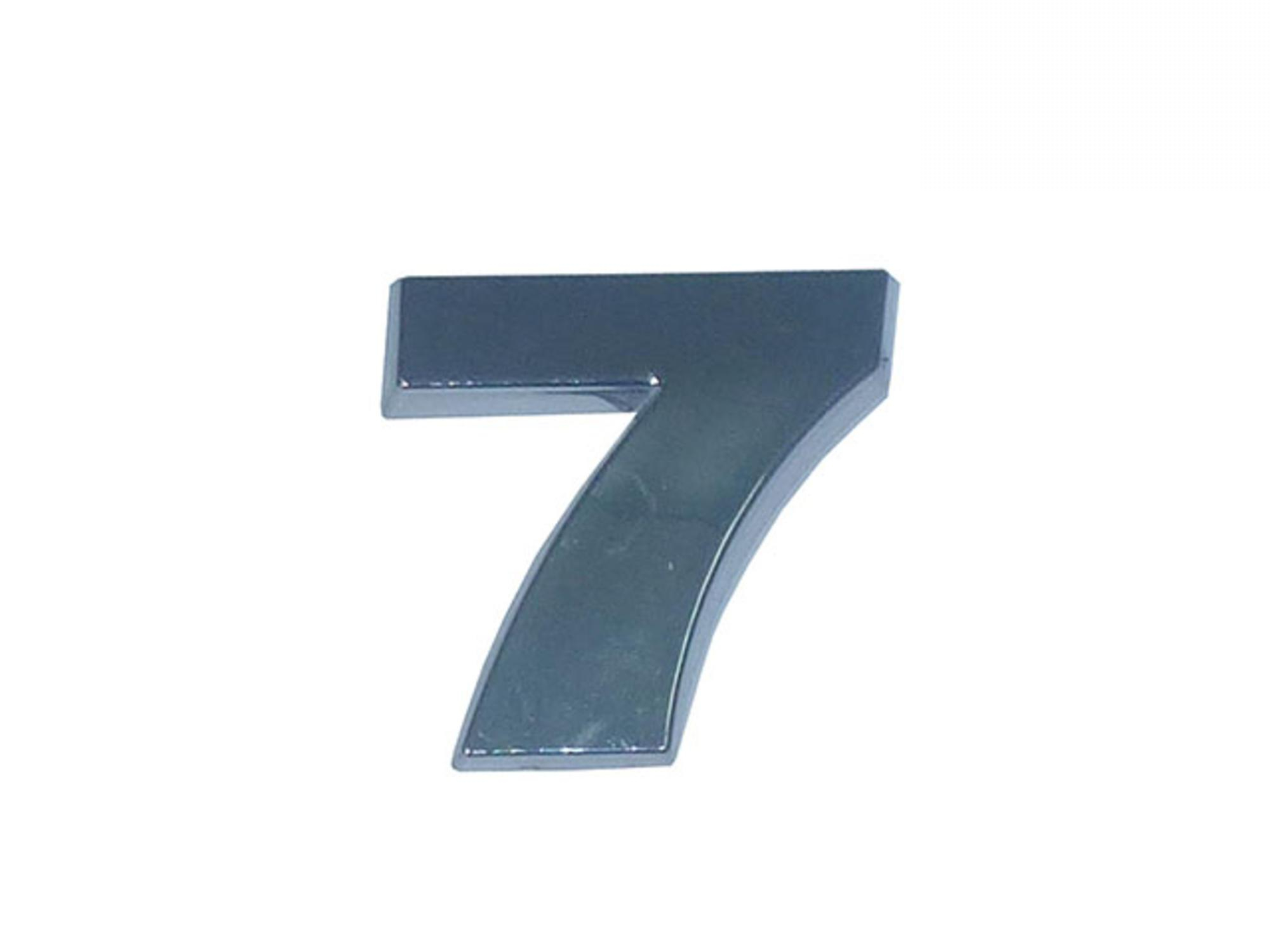 EMBLEMA NUMERO 7 VW INJETADO E CROMADO - 511796