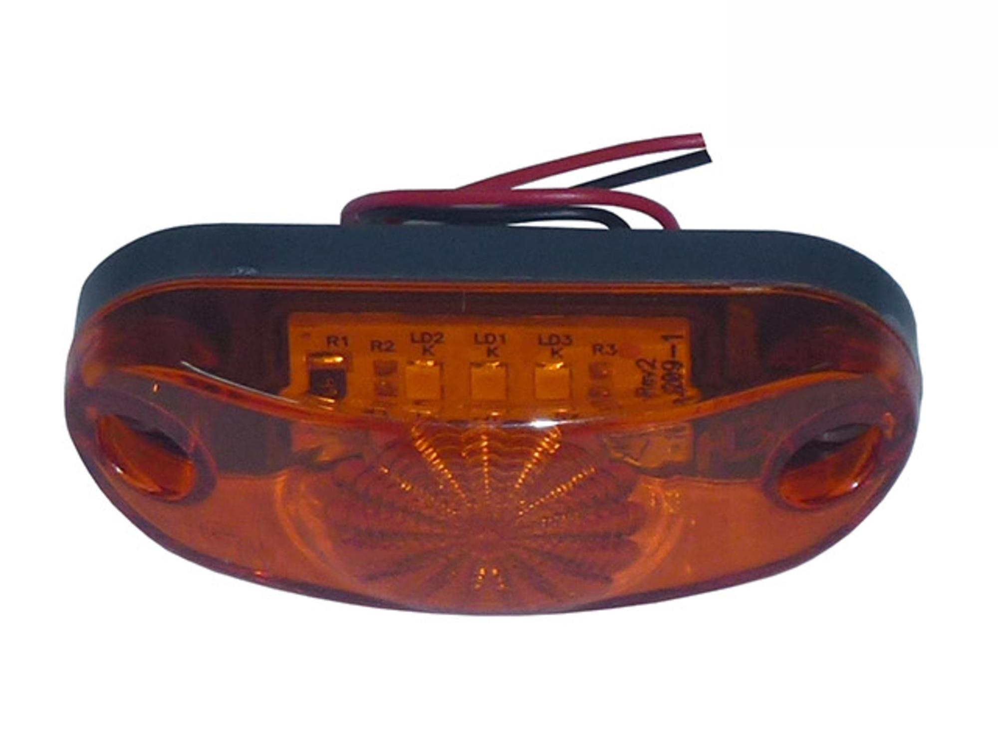 LANTERNA DELIMITADORA SAIDA C/FIOS AMBAR - 210103166