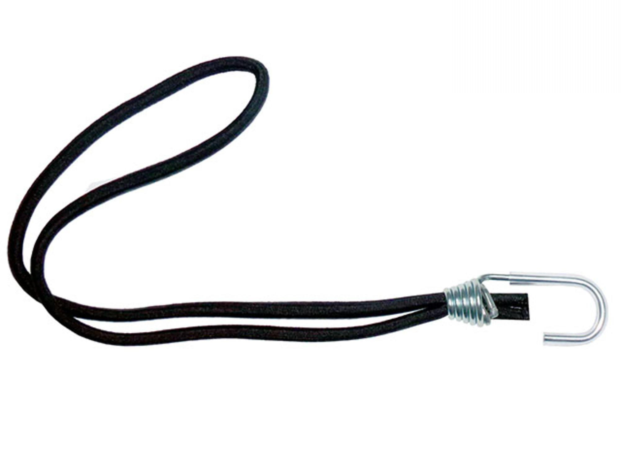 CORDA ELASTICA PRETA 35CM/PONTEIRA FERRO - 513382