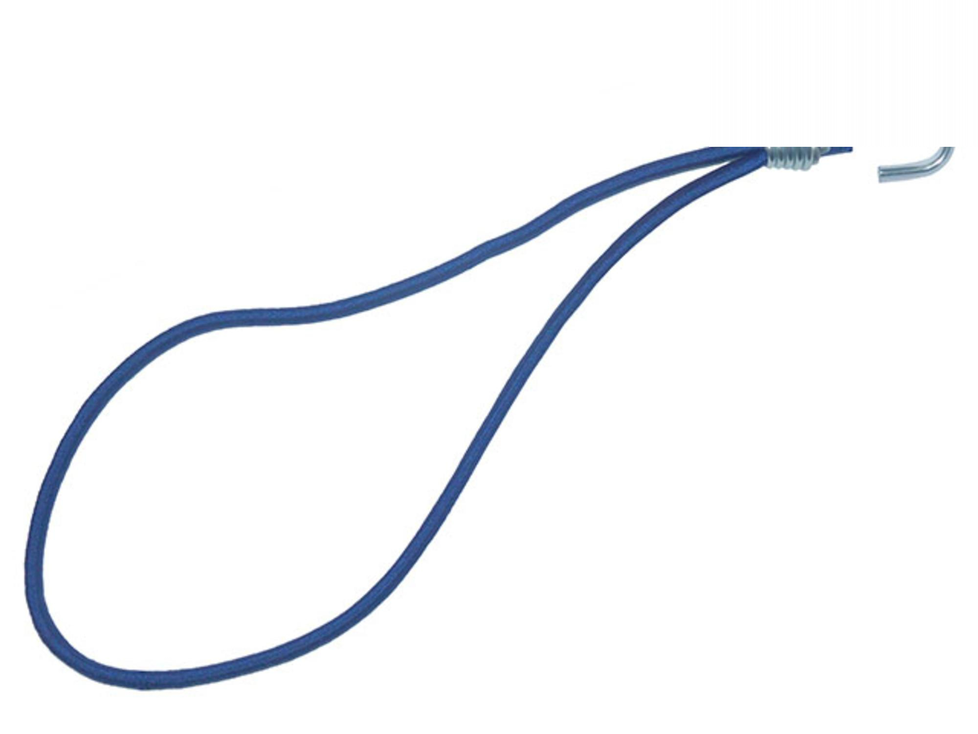 CORDA ELASTICA AZUL 35CM/PONTEIRA FERRO - 513414