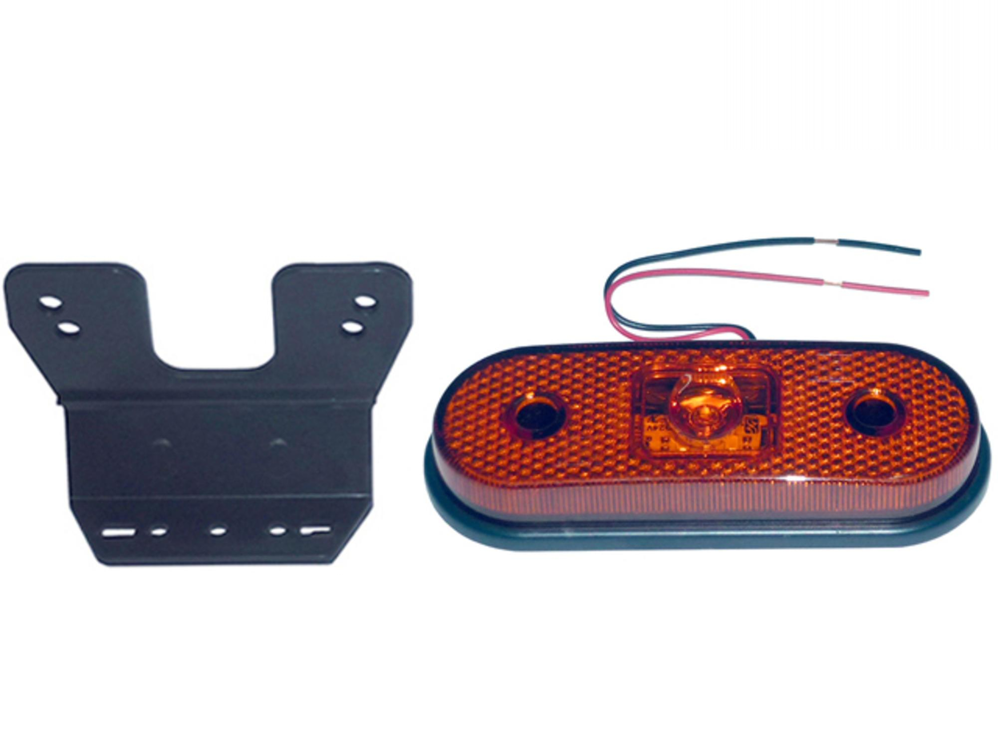 LANTERNA LATERAL BI-VOLT C/SUPORTE(AMARE - 513754