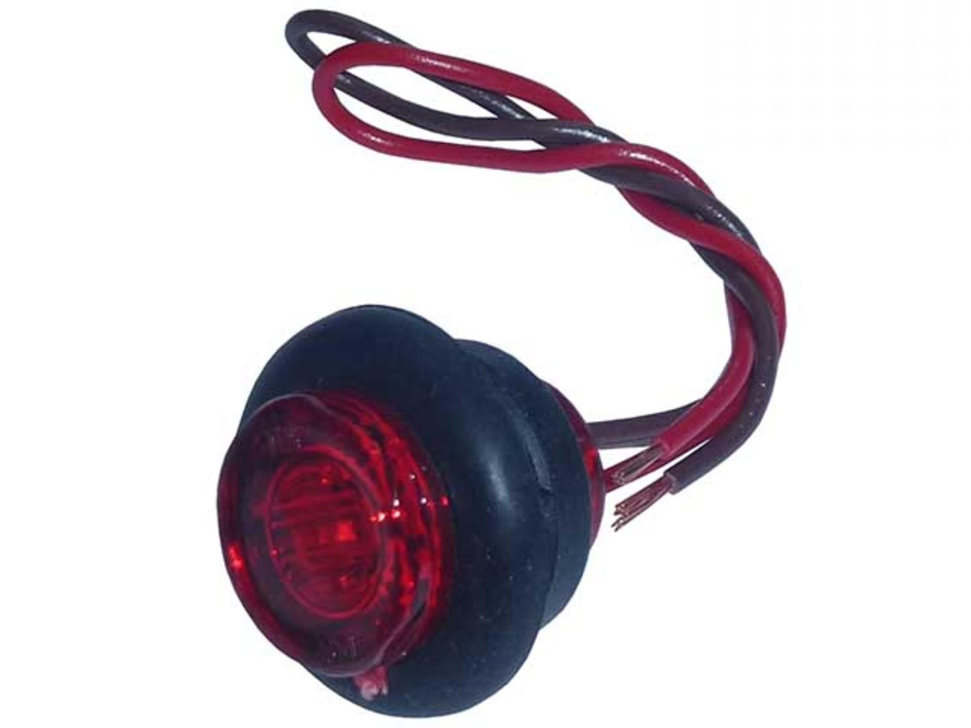 LANTERNA LATERAL BAU LED BIVOLT VERM. - 514314