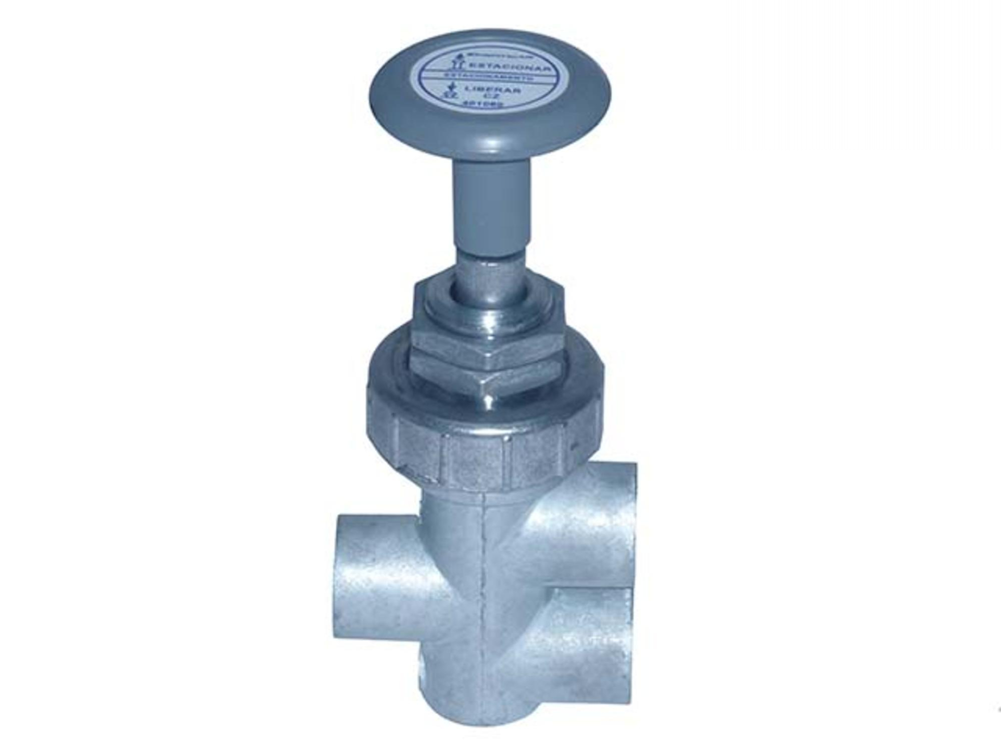 VALVULA PUSH PULL ESTACIONAMENTO CINZA M - 6954315905