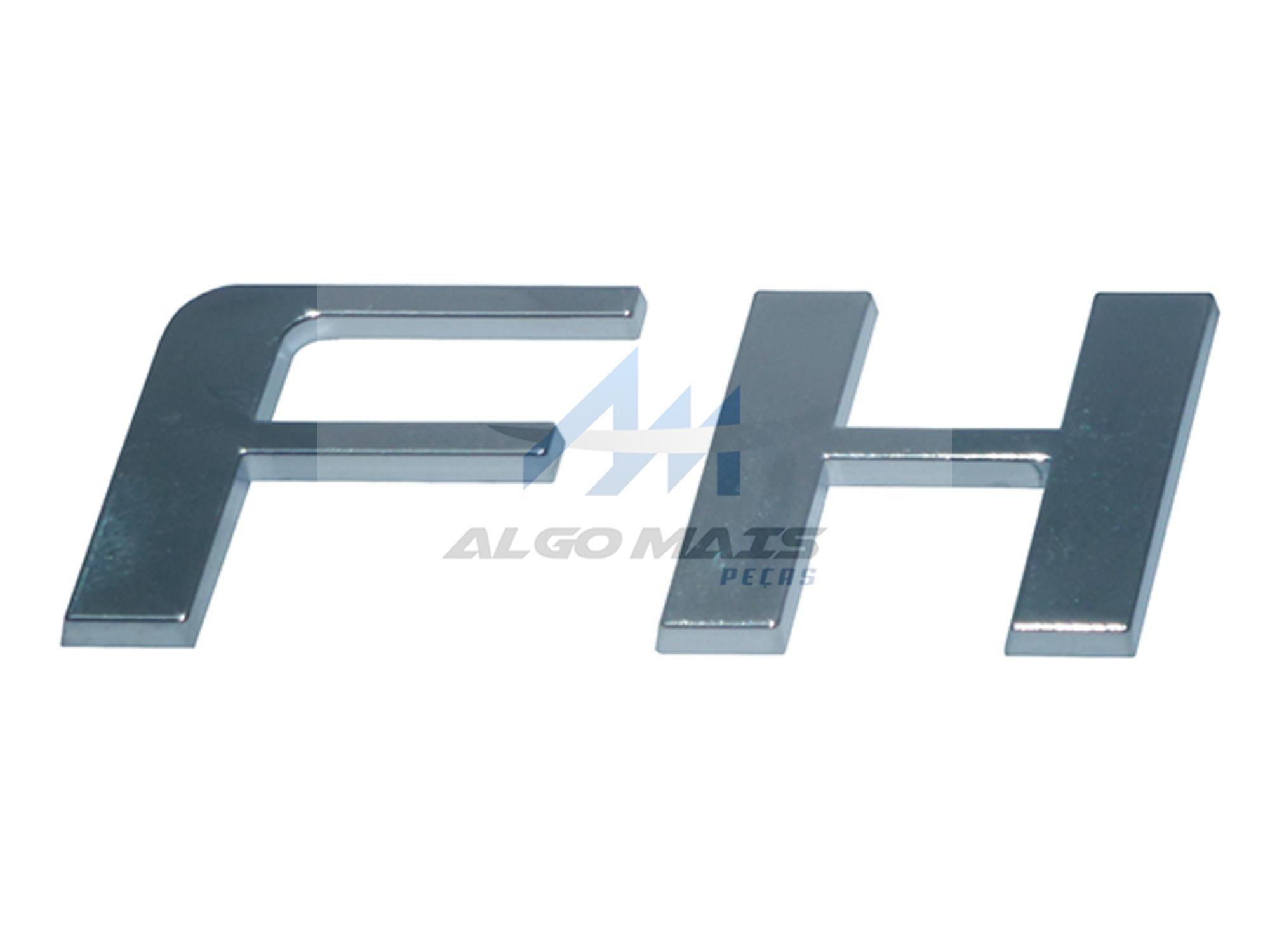 LETREIRO FH INJETADO E CROMADO - 21409441