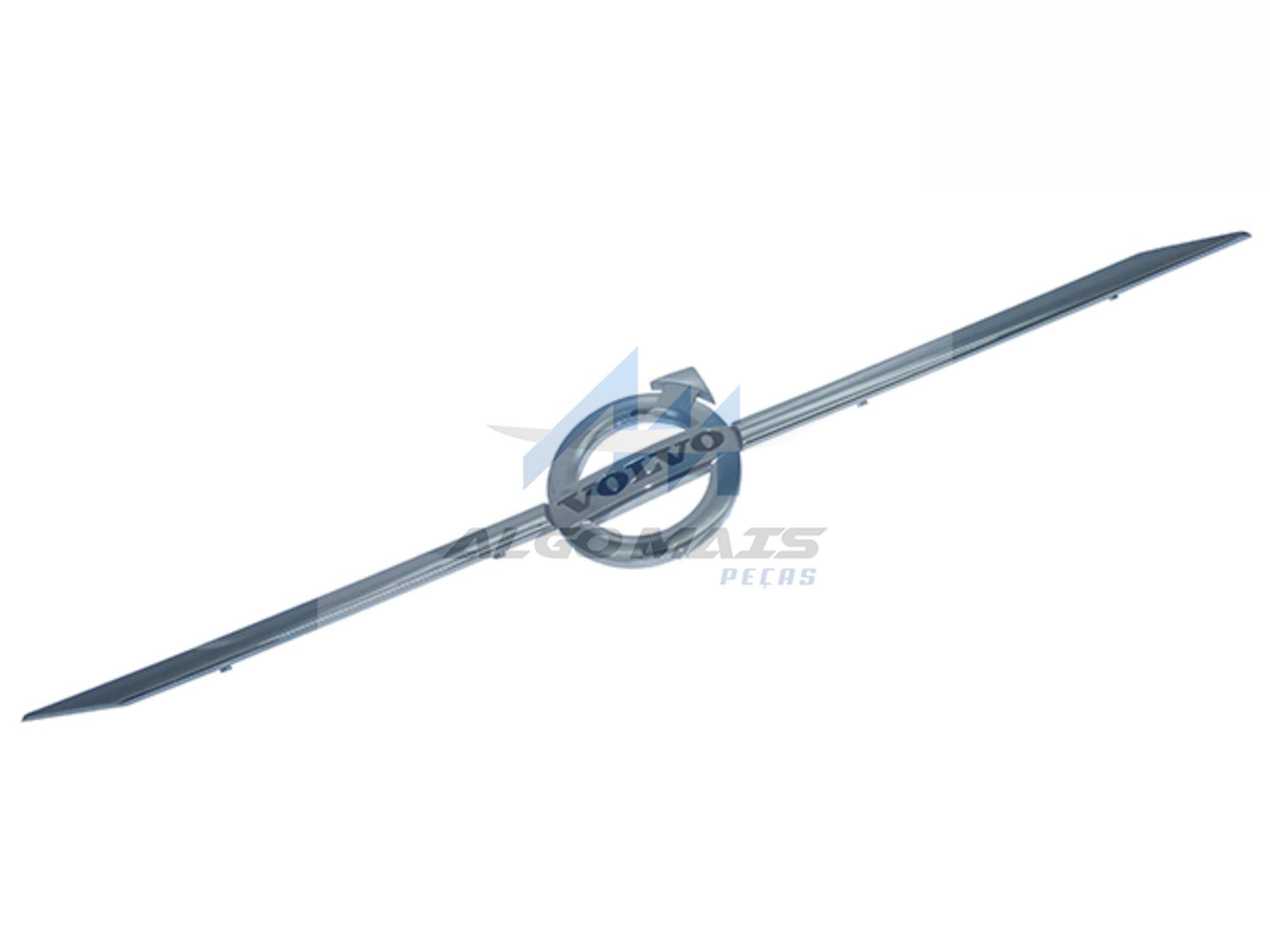 EMBLEMA TRANSVERSAL VOLVO CROMADO 39X16X - 82248335
