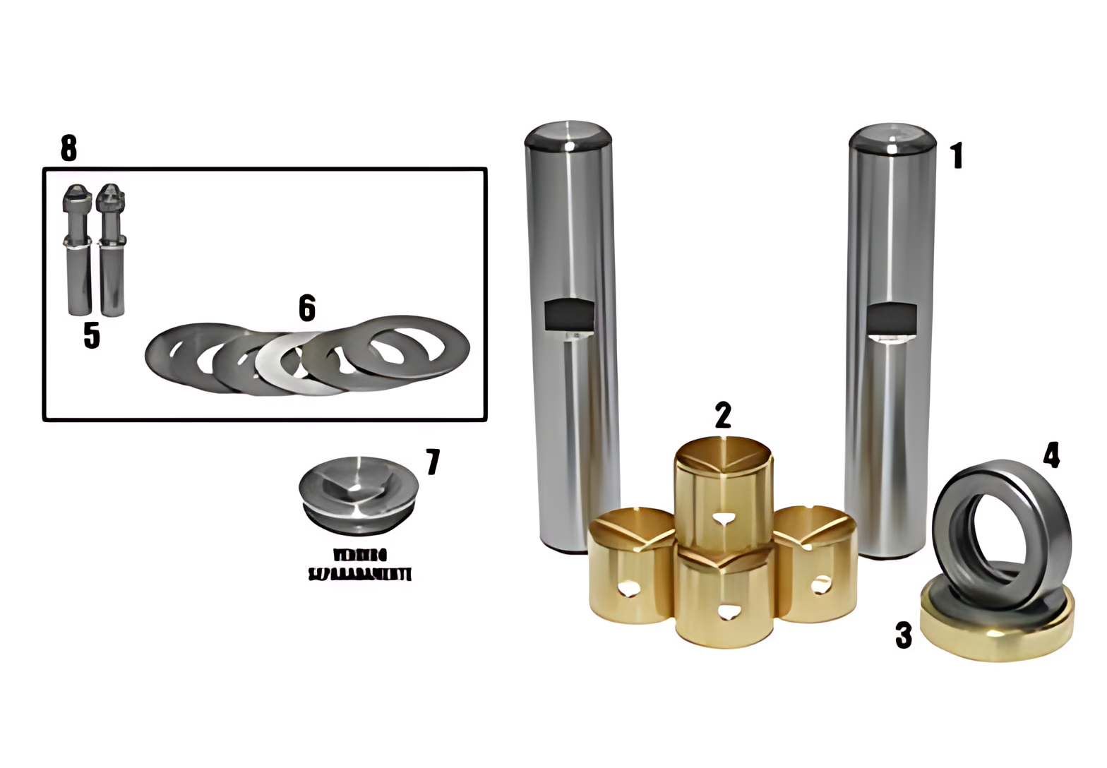 JOGO EMBUCHAMENTO STD C/ ROLAMENTO 33.00MM - 2R0407361A