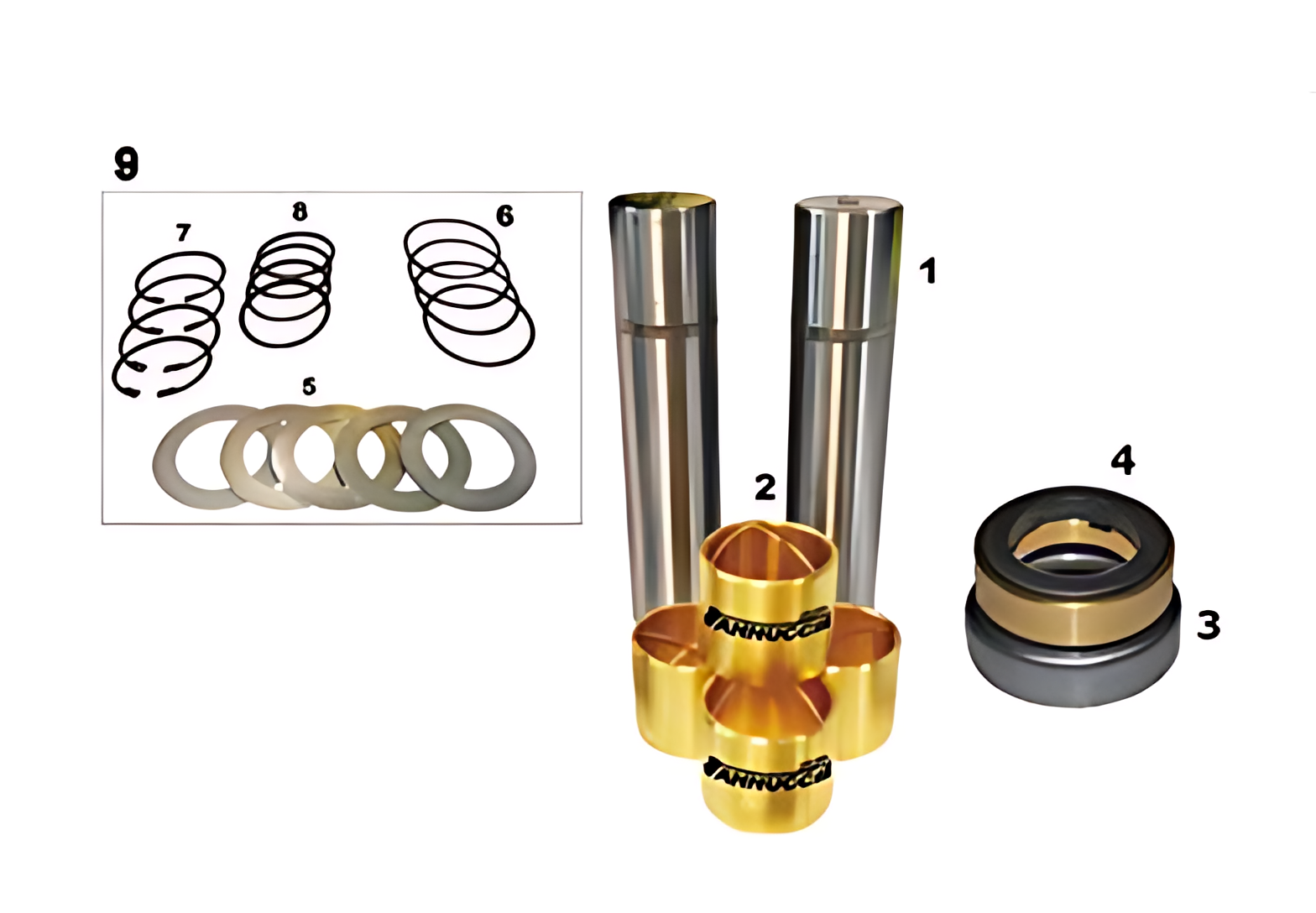 JOGO EMBUCHAMENTO 0.10 C/ CHIME 54.10MM - VA014A/010-137