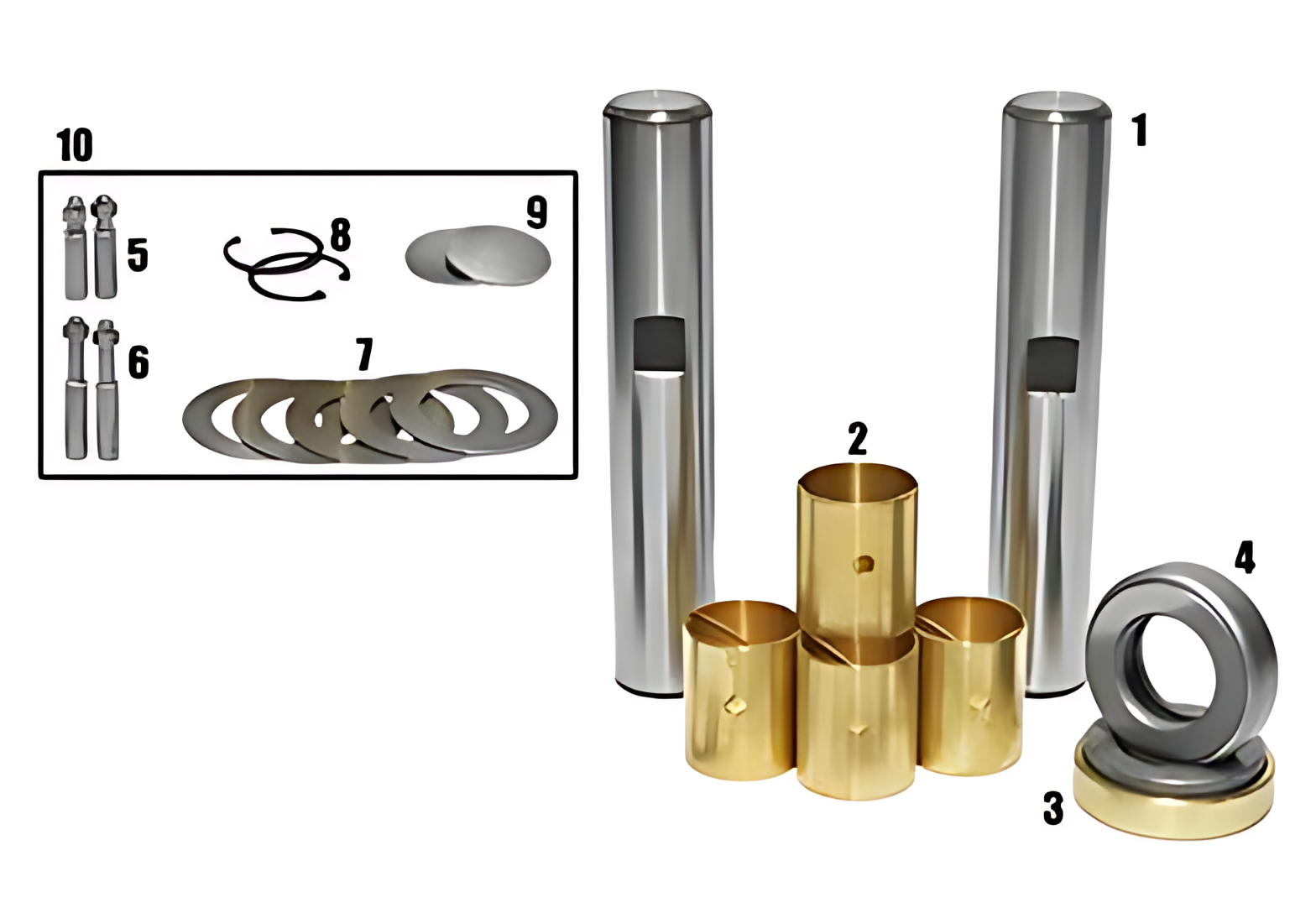 JOGO EMBUCHAMENTO STD C/ ROLAMENTO 40.80MM - T11498629/STD