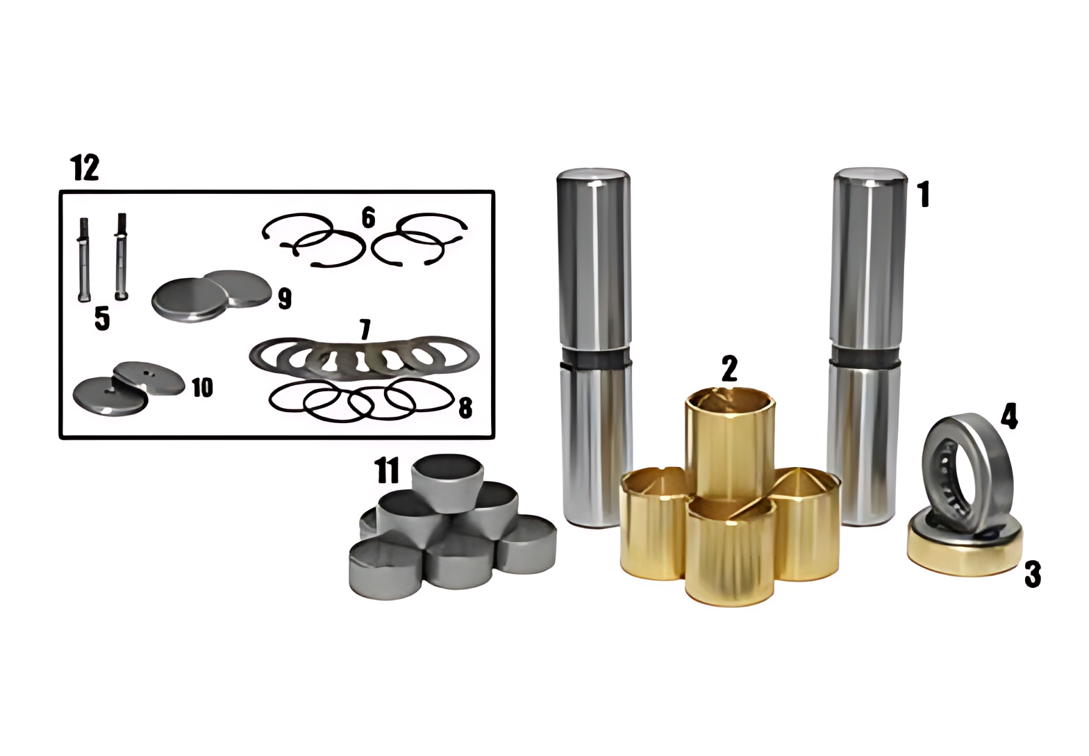 JOGO EMBUCHAMENTO 0.30 C/ ROLAMENTO 45.30MM - VA02/030