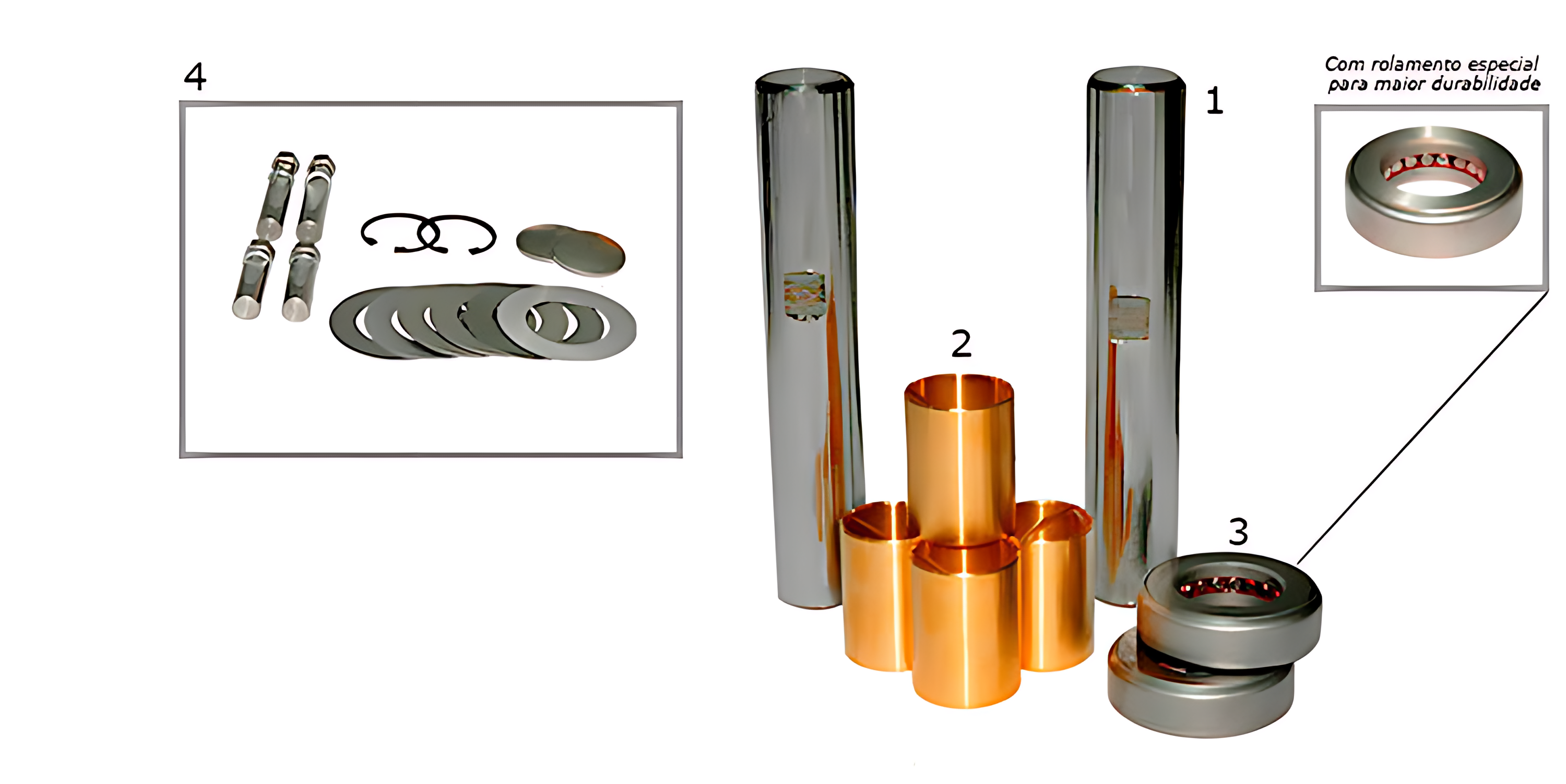 JOGO EMBUCHAMENTO 0.20 C/ ROLAMENTO CONICO 45.75MM - VA024RI/020