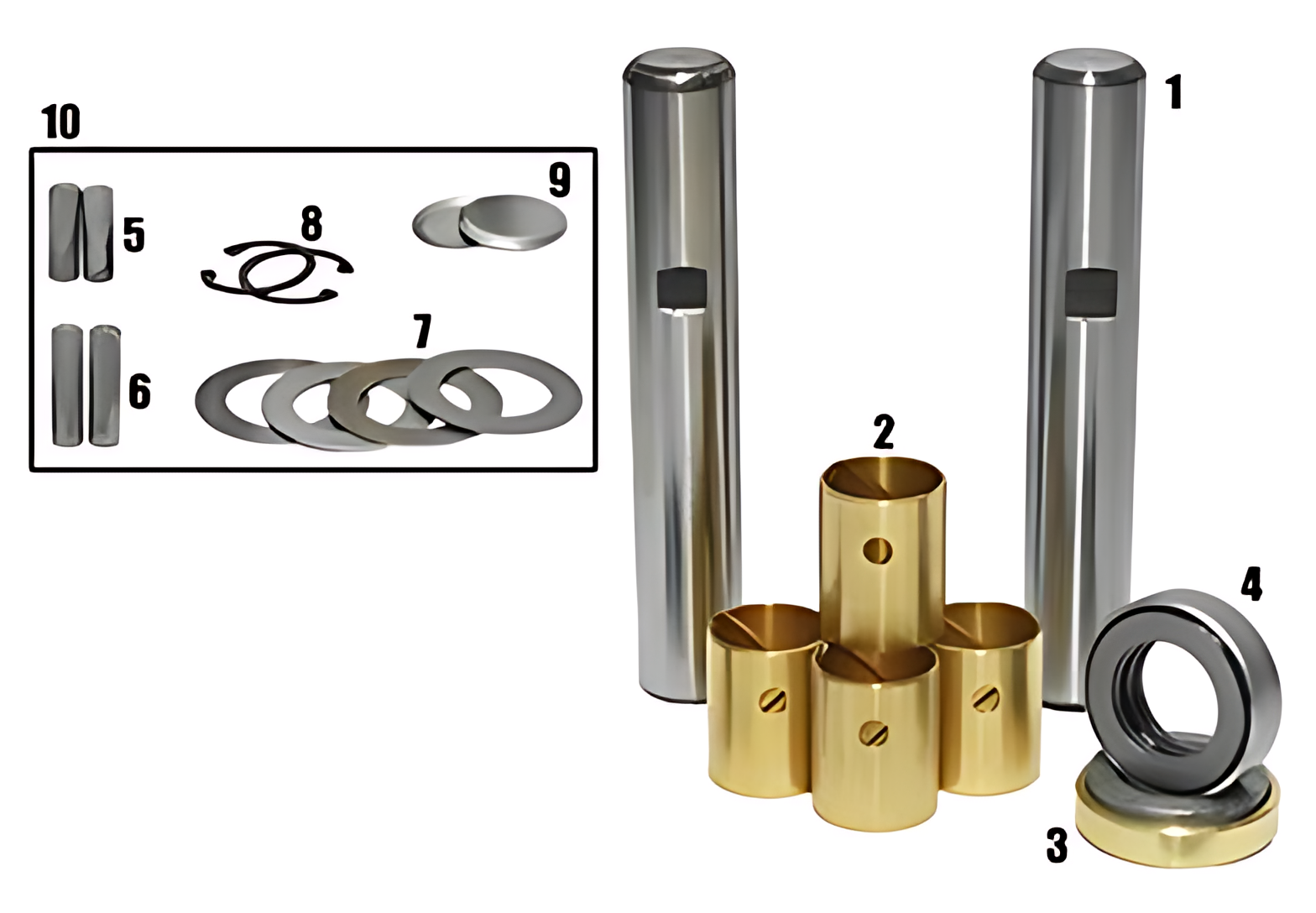 JOGO EMBUCHAMENTO STD C/ ROLAMENTO 31.35MM - BD2T3111A/STD