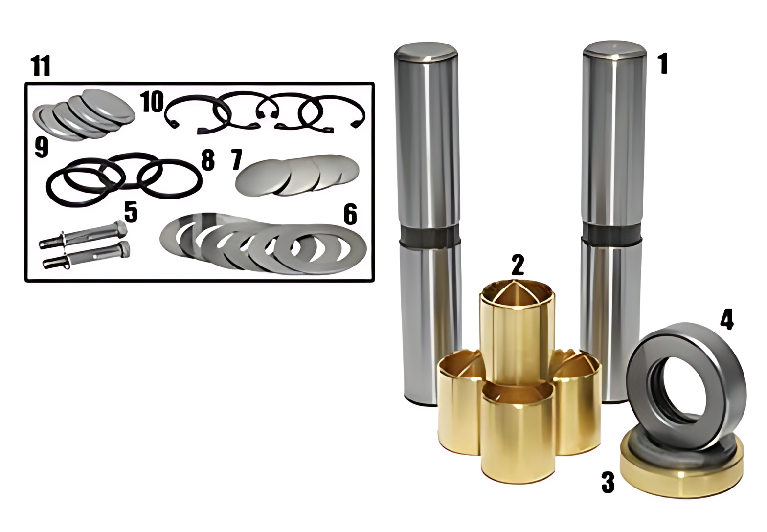 JOGO EMBUCHAMENTO STD C/ ROLAMENTO 35.00MM - 0445860033/STD