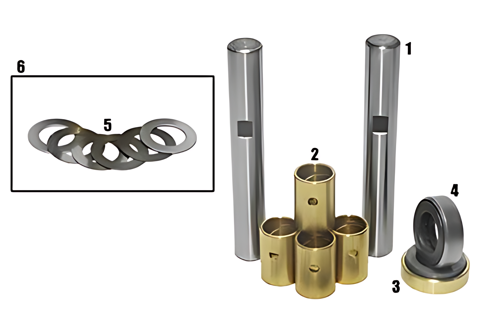 JOGO EMBUCHAMENTO 0.10 C/ ROLAMENTO 20.50MM - VA03/010