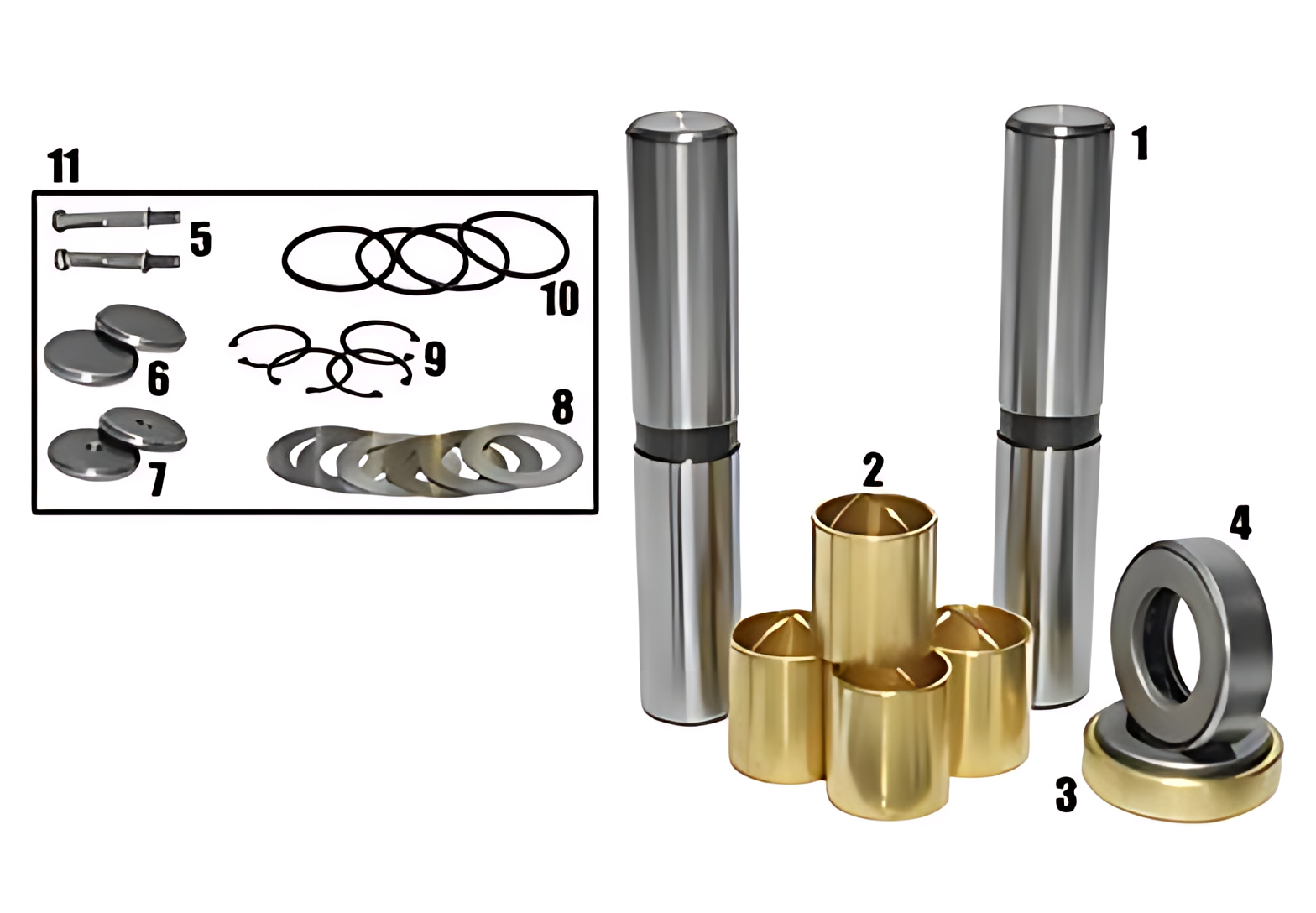 JOGO EMBUCHAMENTO STD C/ ROLAMENTO 38.00MM - 3605860033/STD