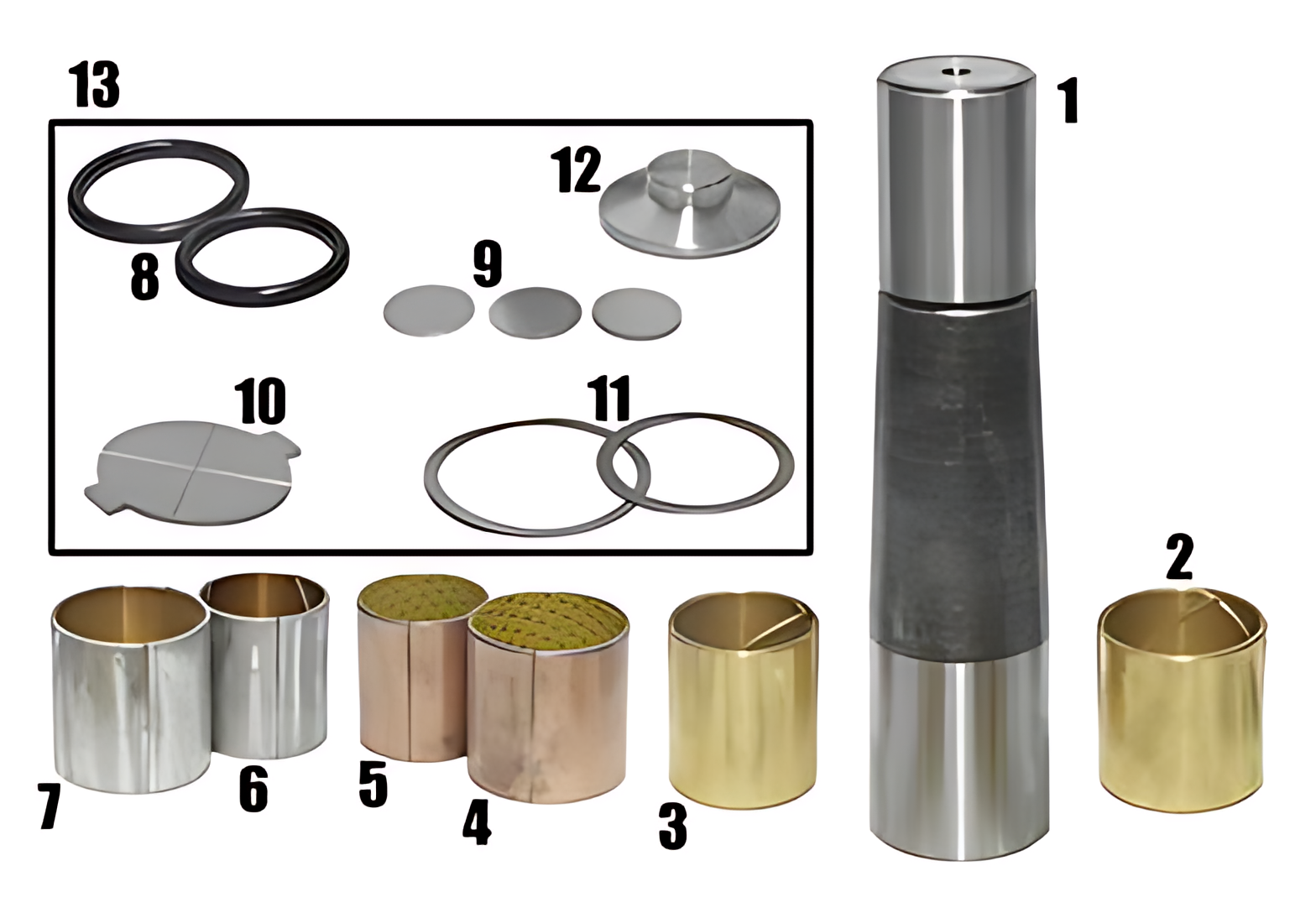 JOGO EMBUCHAMENTO C/ ROLAMENTO BUCHA ORIGINAL (LADO) - 550714