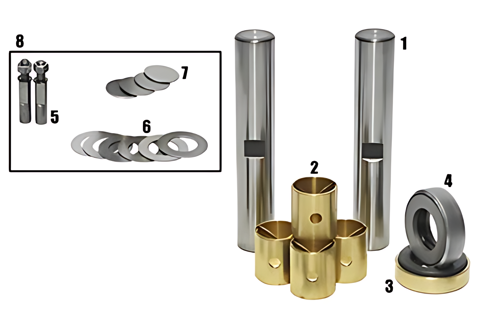 JOGO EMBUCHAMENTO STD C/ ROLAMENTO 28.20MM - 3691111/STD