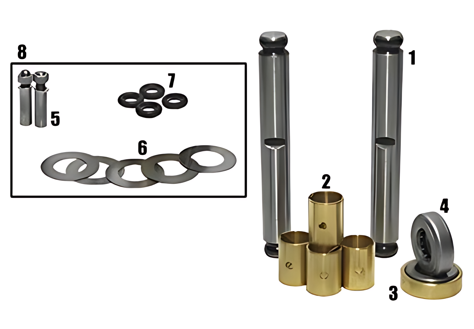 JOGO EMBUCHAMENTO 0.10 C/ ROLAMENTO 23.50MM - VA100/010
