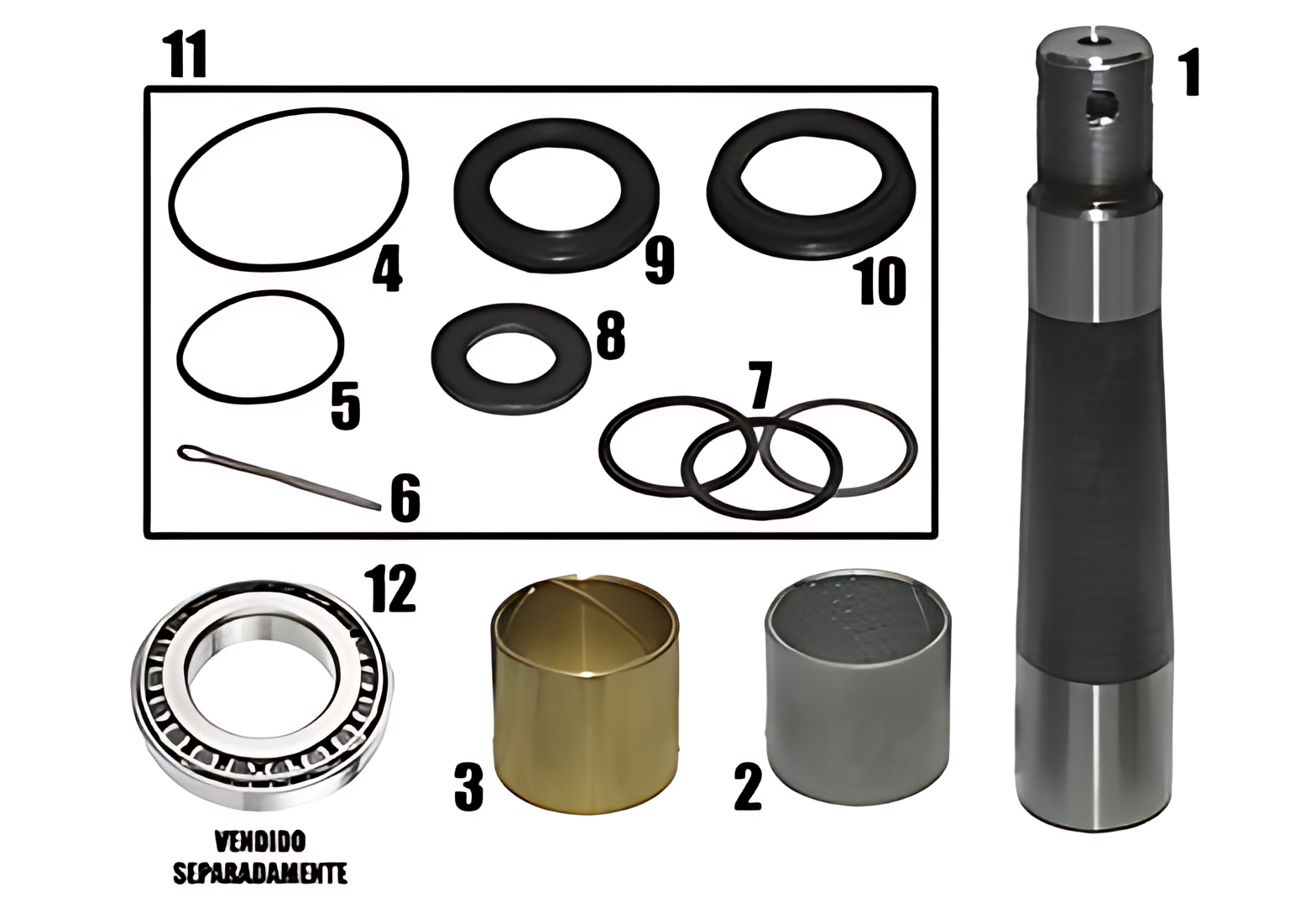 JOGO EMBUCHAMENTO S/ ROLAMENTO BUCHA BRONZE (LADO) - 6889629A