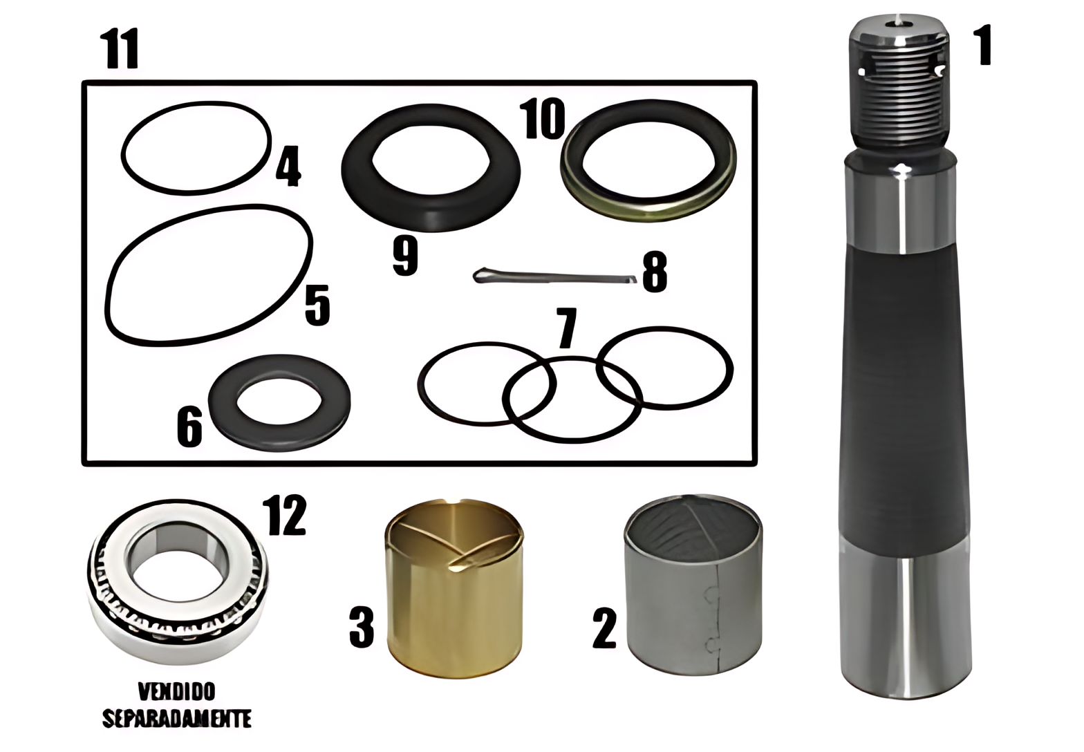 JOGO EMBUCHAMENTO S/ ROLAMENTO BUCHA BRONZE (LADO) - 6889606