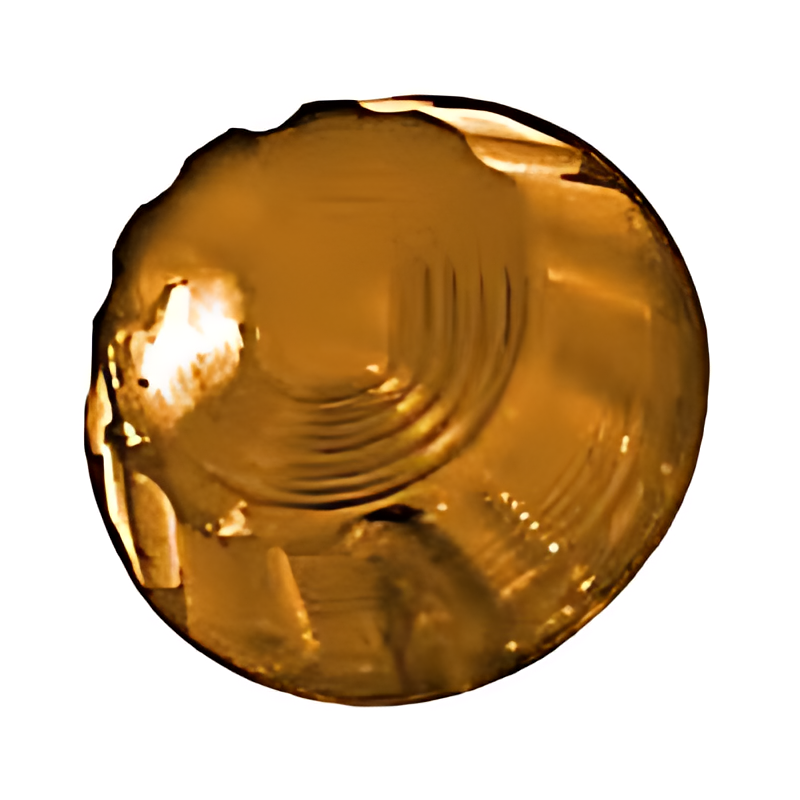 LENTE P/ LANTERNA PUDIM  AMARELA - 3218221001