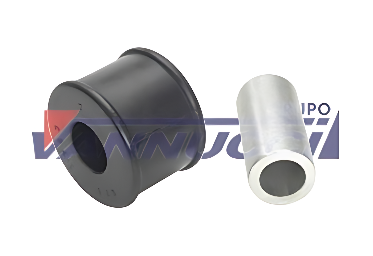 BUCHA COM TUBO AMORTECEDOR TRASEIRO SUPERIOR E INFERIOR - 0003260368