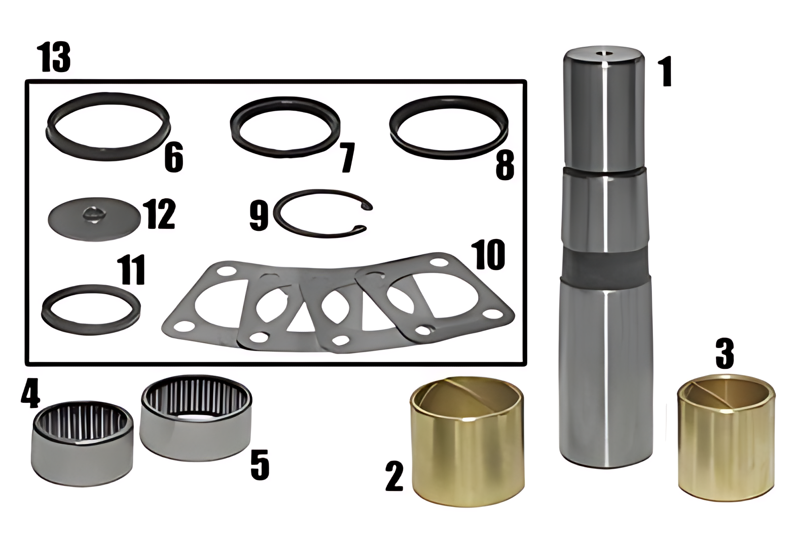 JOGO EMBUCHAMENTO C/ ROLAMENTO AGULHA (POR LADO) - 1904698