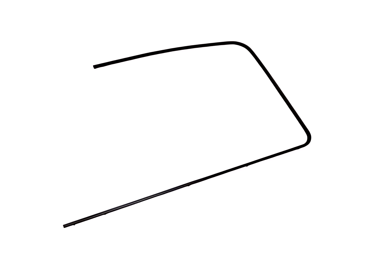 CANALETA DO VIDRO DA PORTA LD - 2R2845150