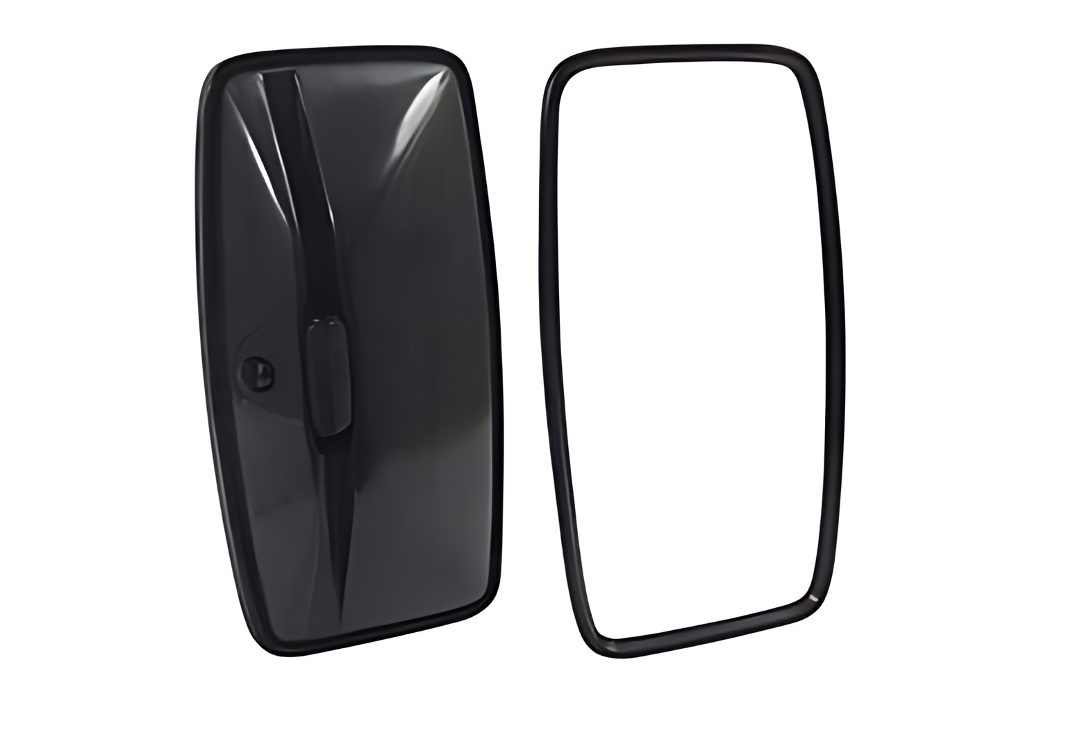 ESPELHO RETROVISOR GRANDE PRETO 370 X 200 CONVEXO - T11857515A