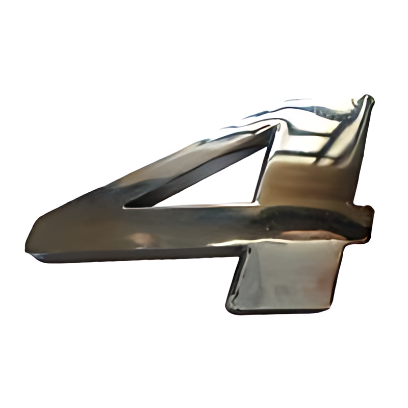 NUMERO 4 LATERAL CROMADO - 9438171514