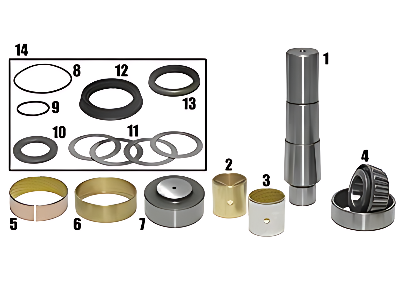 JOGO EMBUCHAMENTO S/ ROLAMENTO BUCHA BRONZE (LADO) - 550257