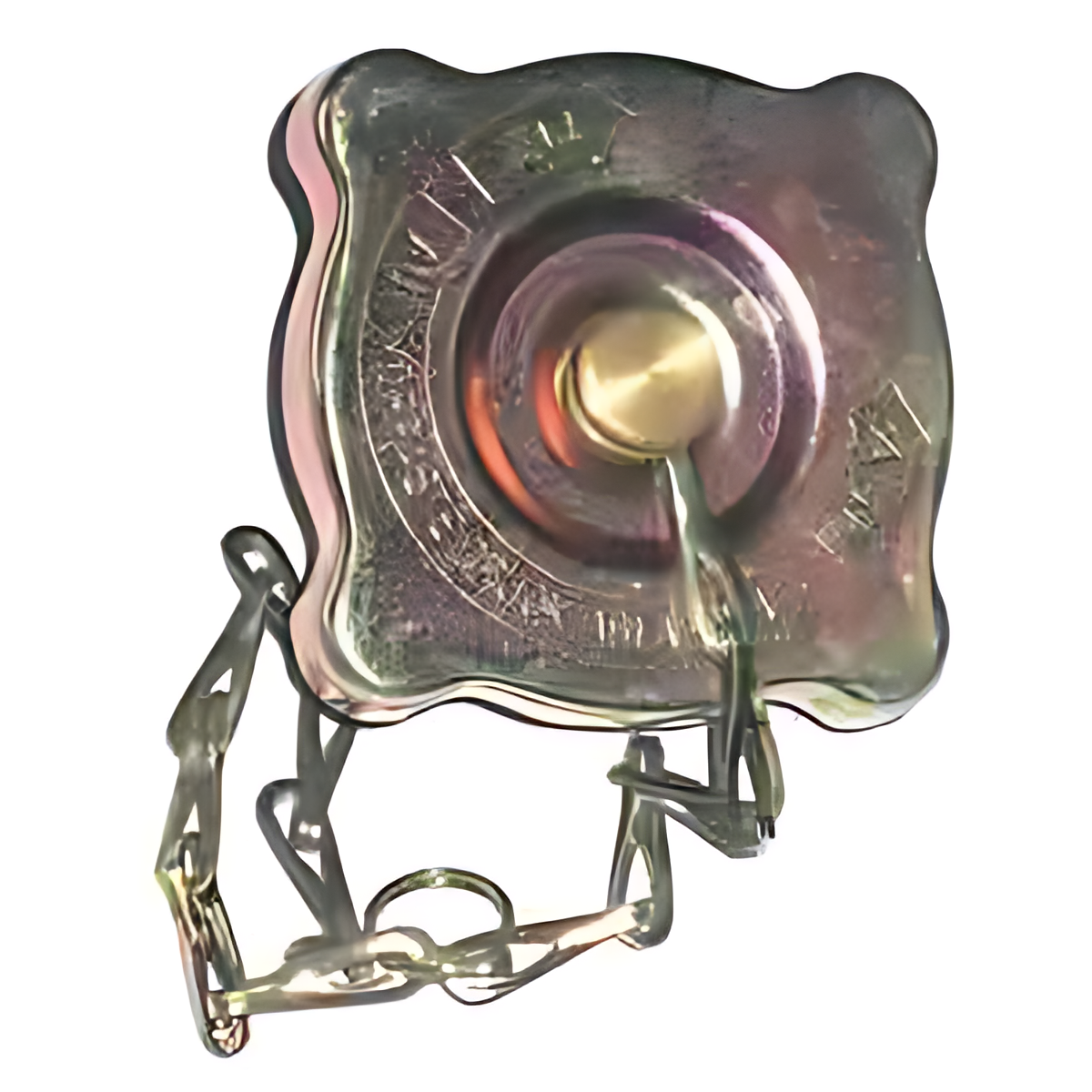 TAMPA RADIADOR QUADRADA 10 LIBRAS  C/ CORRENTE - 0005014615