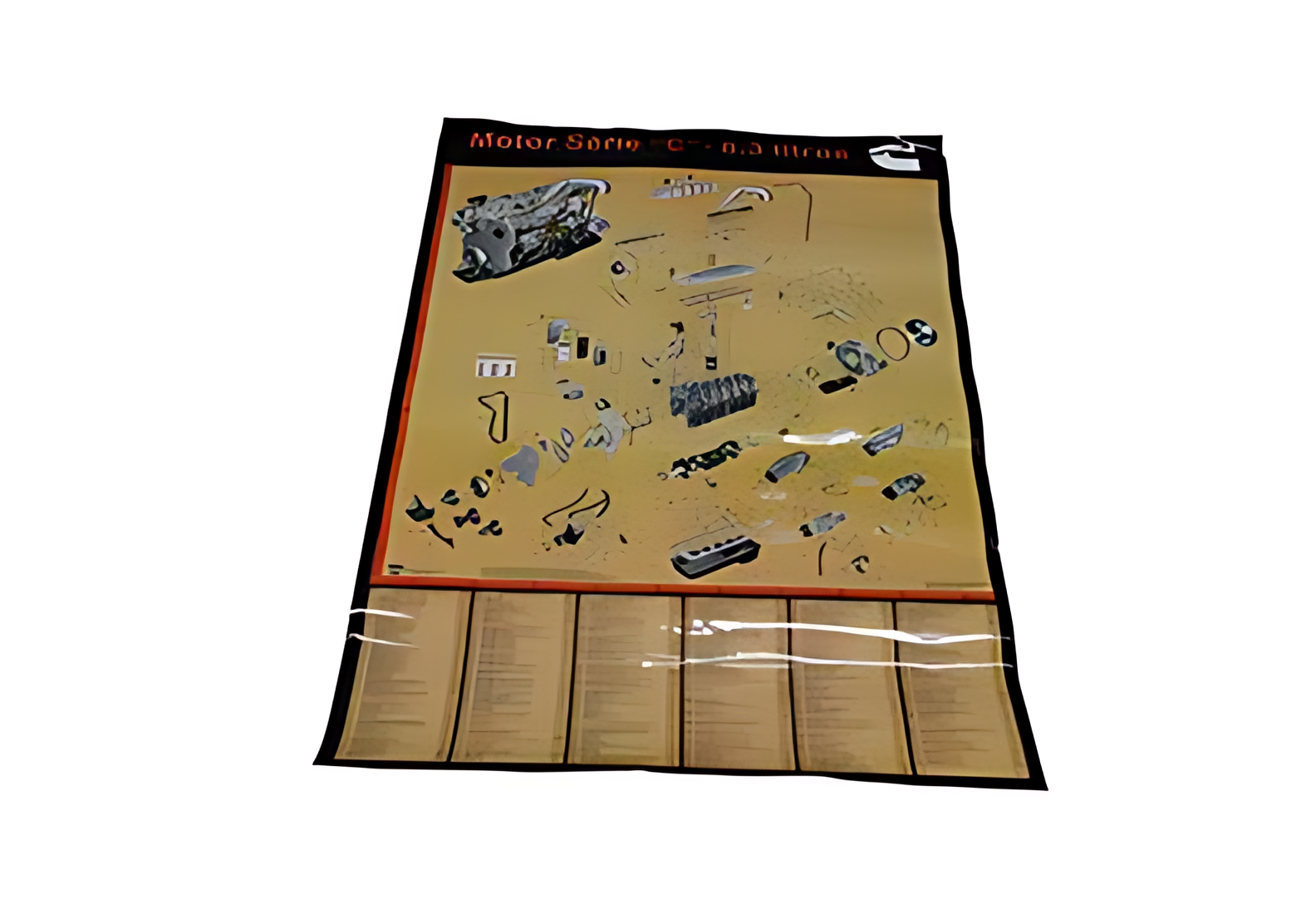 POSTER DE PECAS MOTOR MODELO CUMMINS 6CTAA 8.3 - 3653226