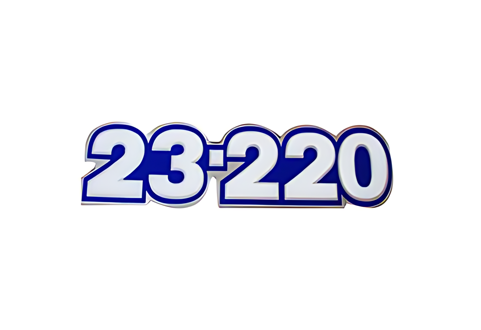 EMBLEMA COLANTE LATERAL 23220 SERIE AZUL - 2T0854691D