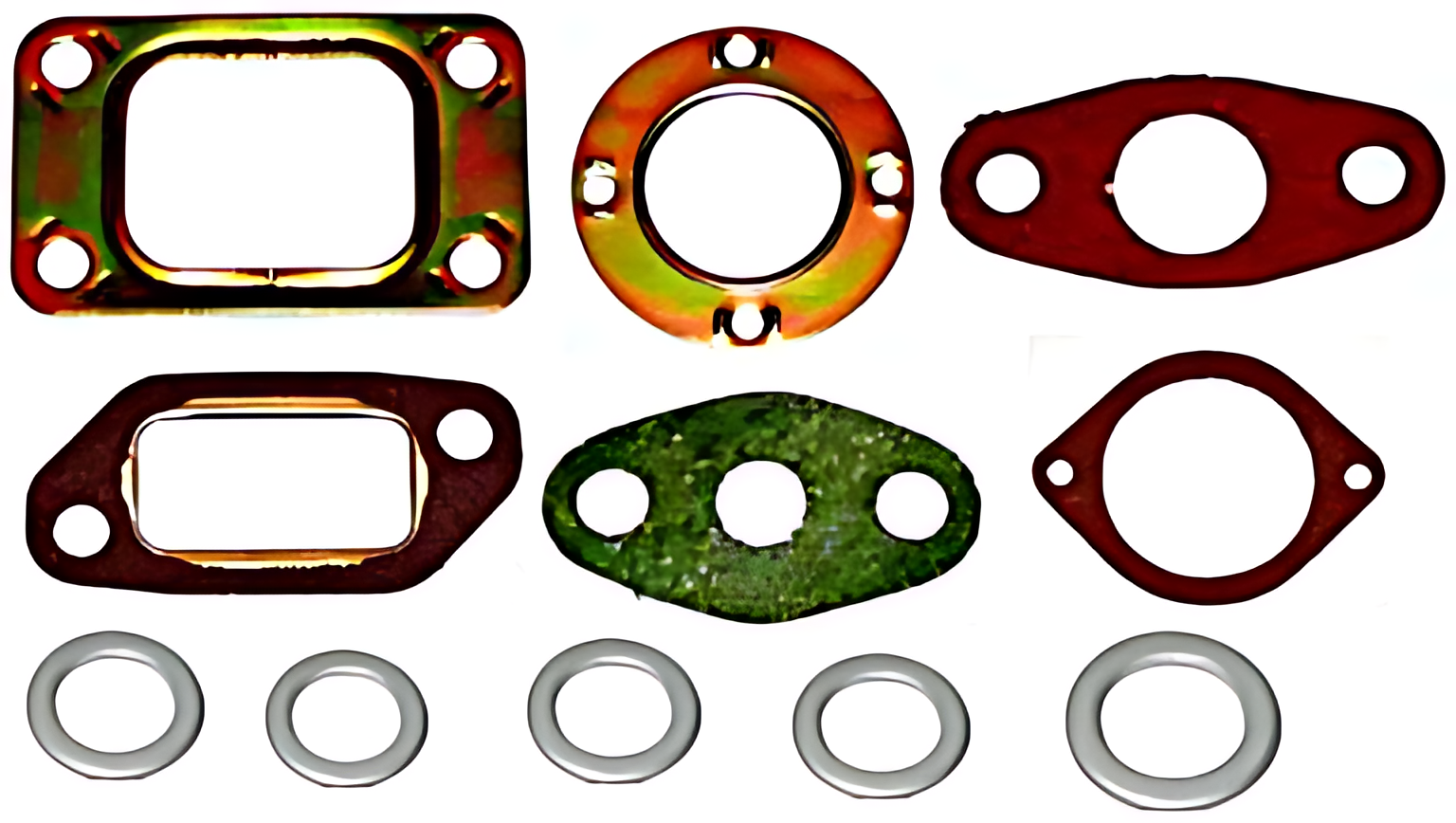 JOGO JUNTA TURBINA ( 6 JUNTAS + 5 ARRUELAS ALUMINIO ) - VA3173