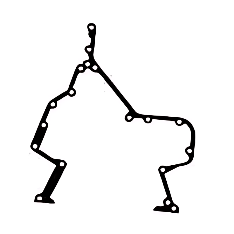 JUNTA INTERNA  CARCACA DISTRIBUICAO  MODELO CUMMINS B - 2S0109235