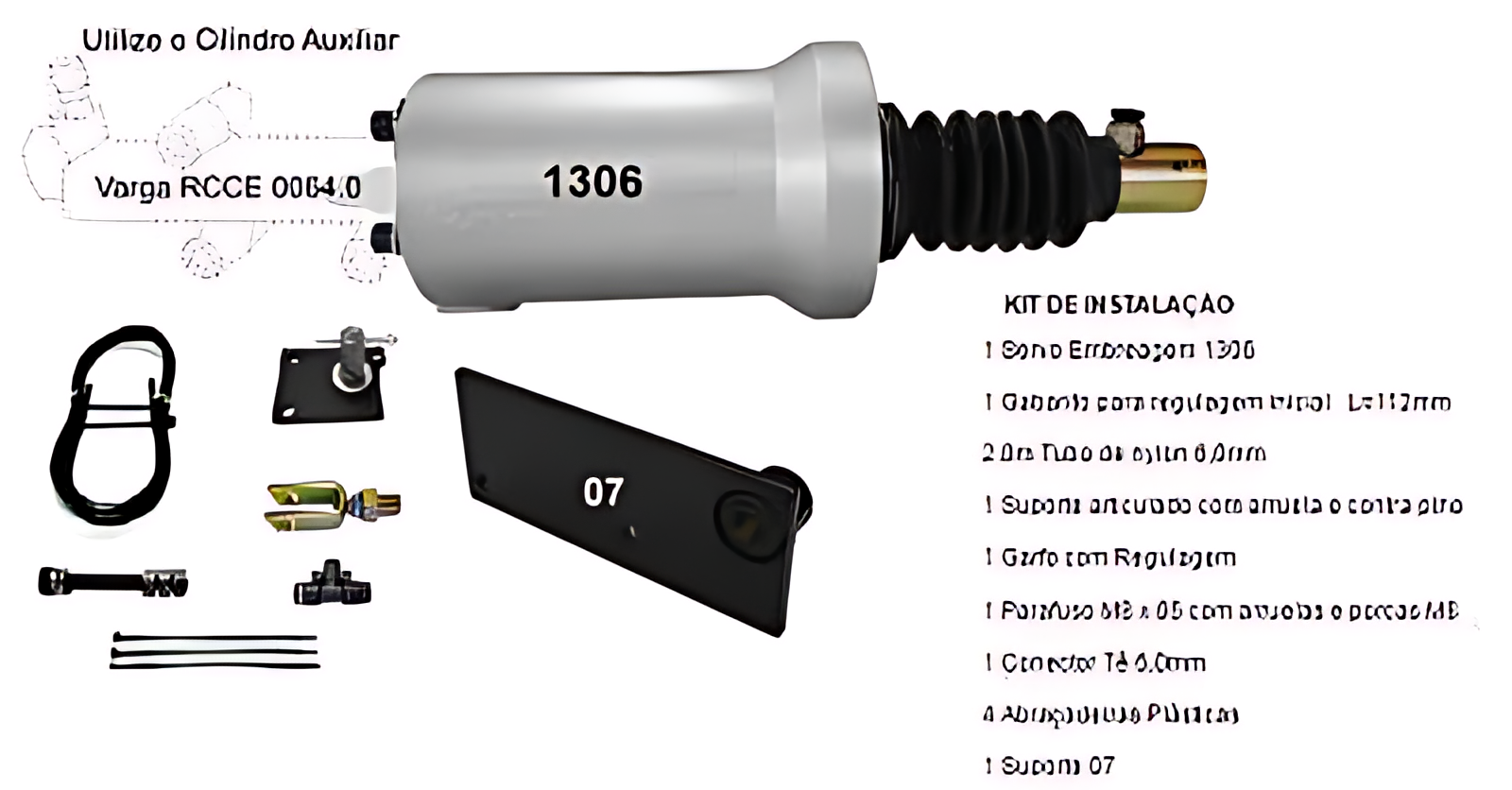 SERVO EMBREAGEM KIT - 1306-07V