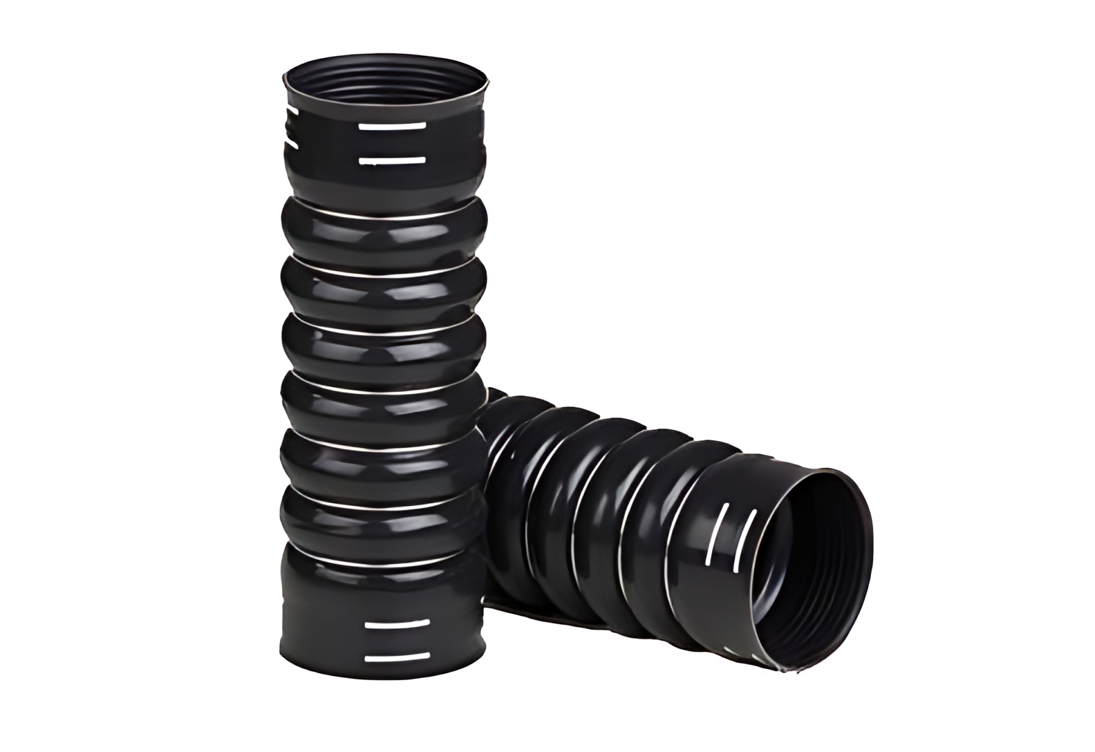 MANGUEIRA INTERCOOLER SILICONE (  7 ANEIS PRETA ) - 2W0117413G