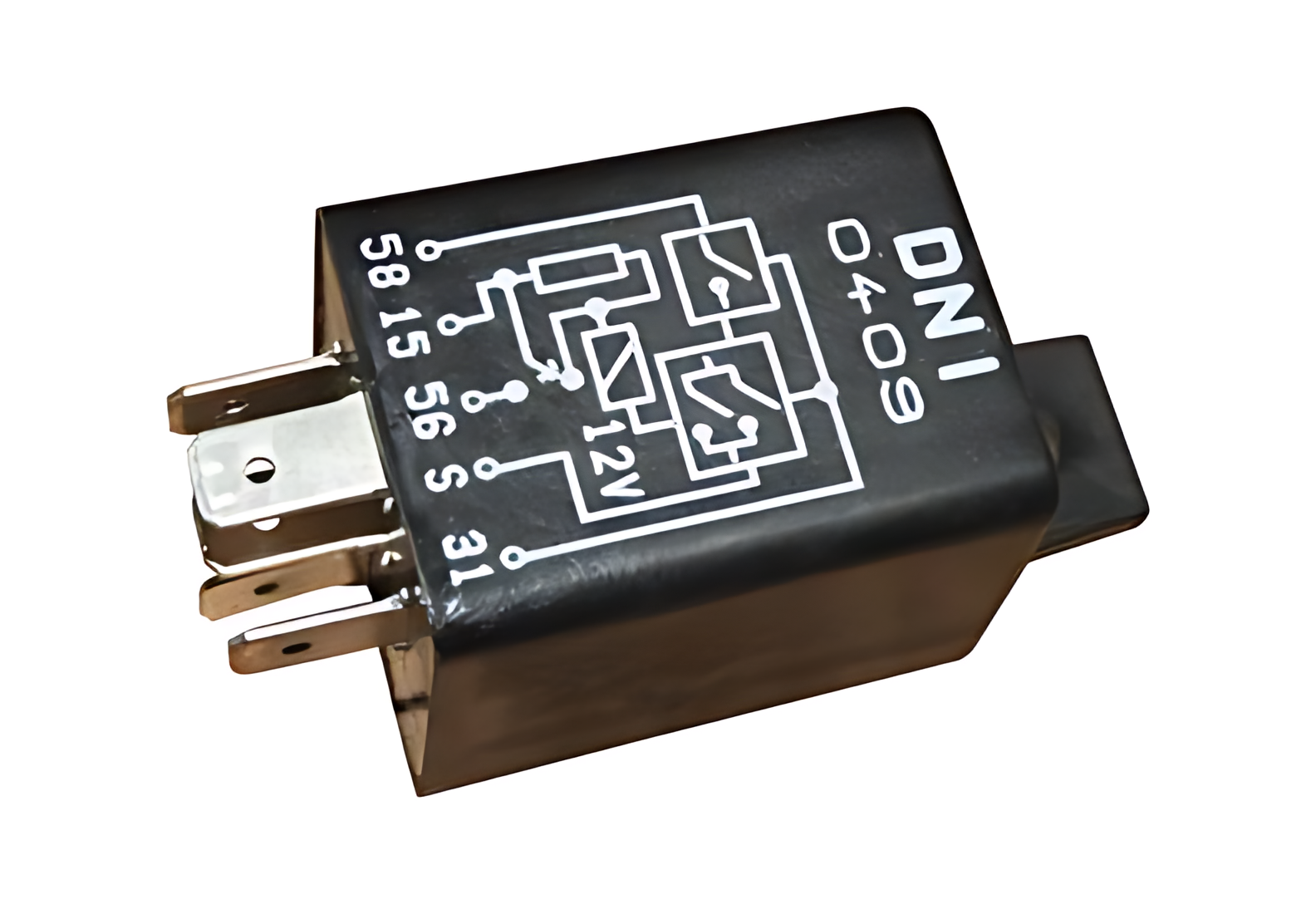 RELE AUXILIAR 12V COM SUPORTE ADAPTACAO FAROL - DNI0409