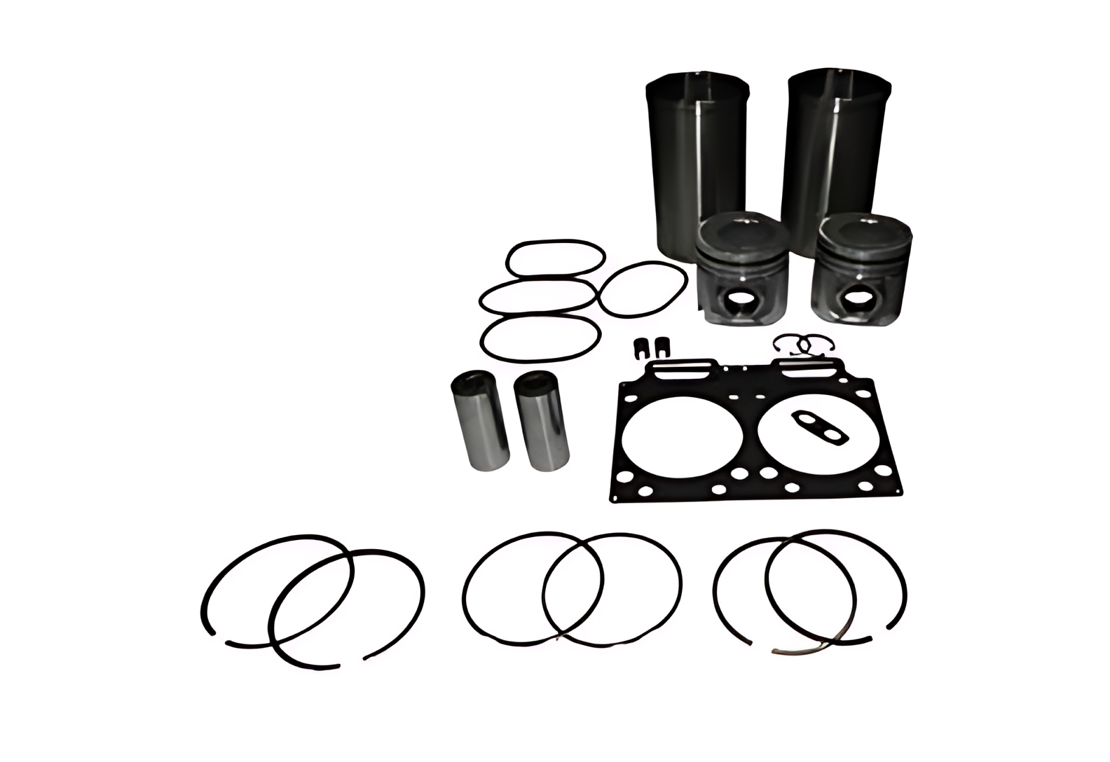 KIT MOTOR MWM X12 P/ 2 CILINDROS (ANODIZADO) - 2S0198075H