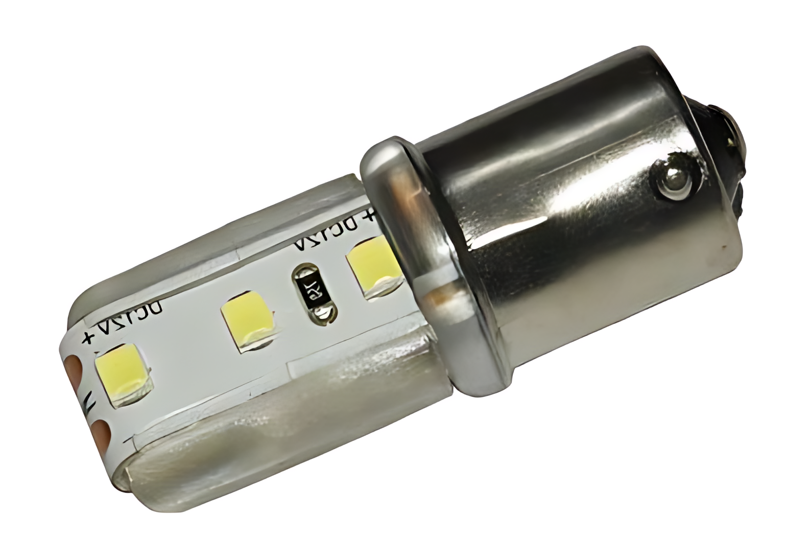 LAMPADA LED 1141 6 LED BRANCO 12V 1 POLO PINO ENCONTRADO - U1140