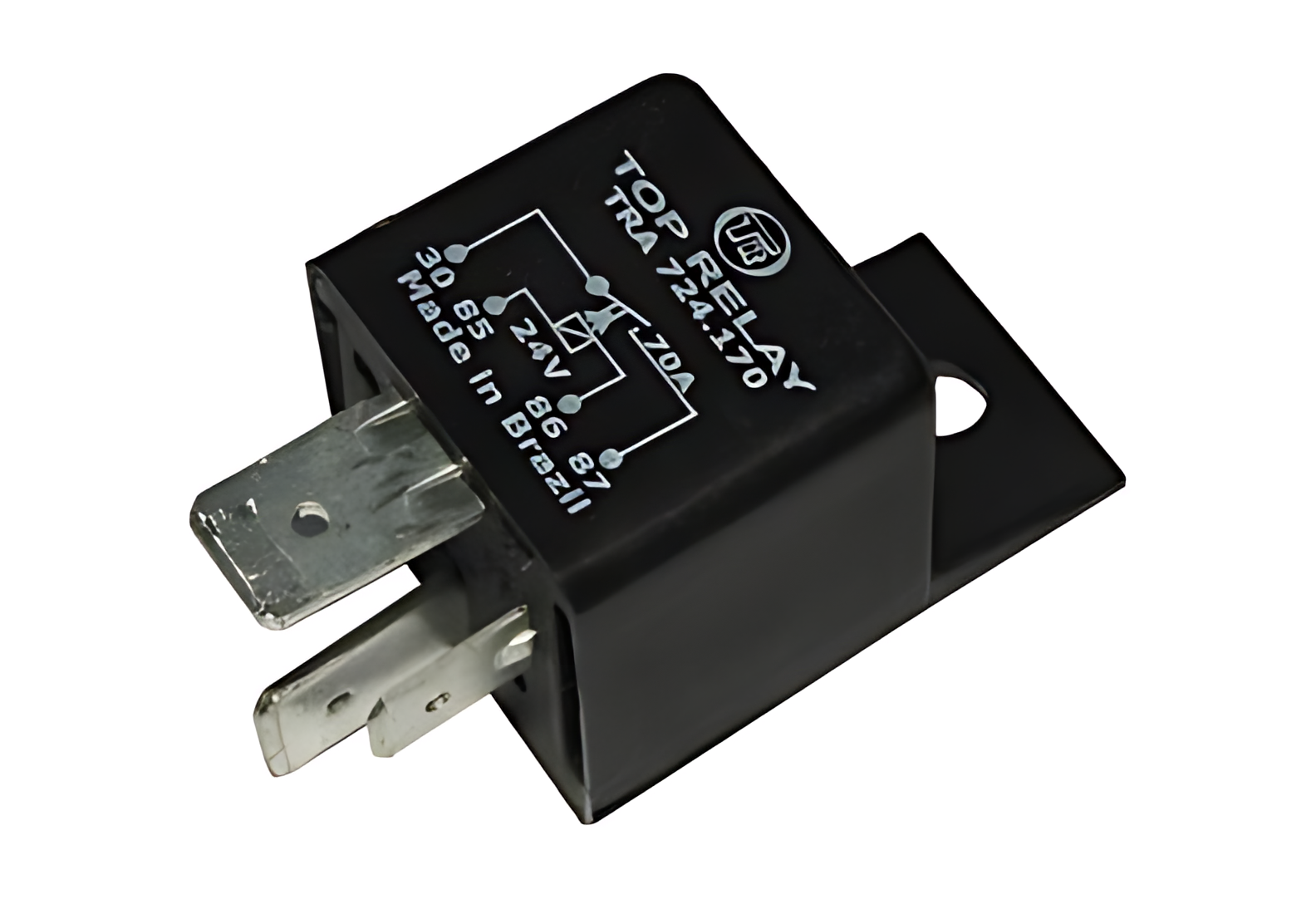 RELE AUXILIAR C/ SUPORTE 70A 24V - 3645427319