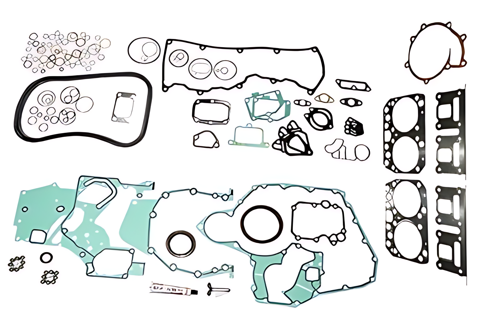 JG JUNTAS MOTOR MAN D08 4 CIL COMPLETO - 07W198005/009
