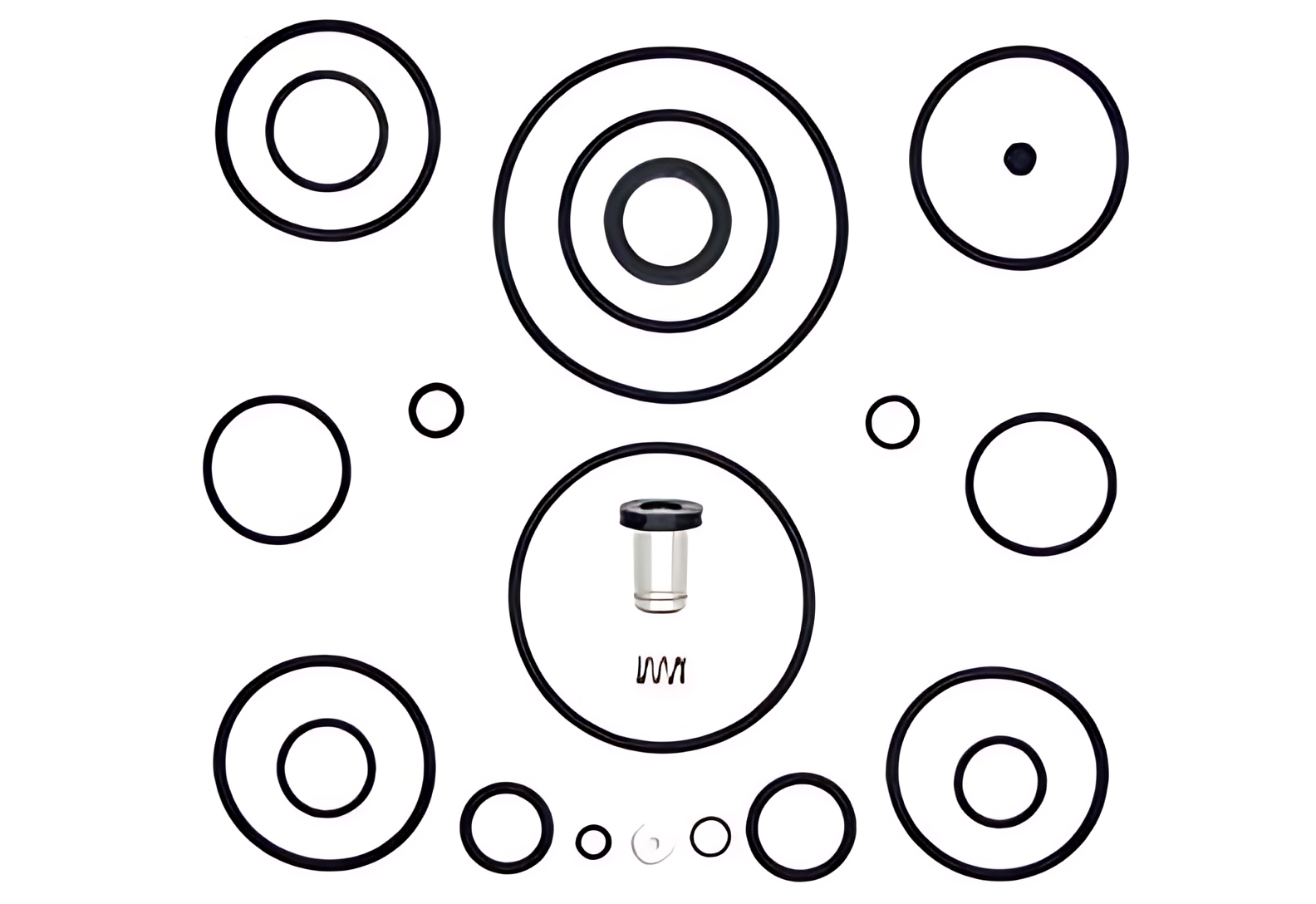 JG.REP.VALV.DISTR.SIST.WABCO 9730090002 - 2RR698805