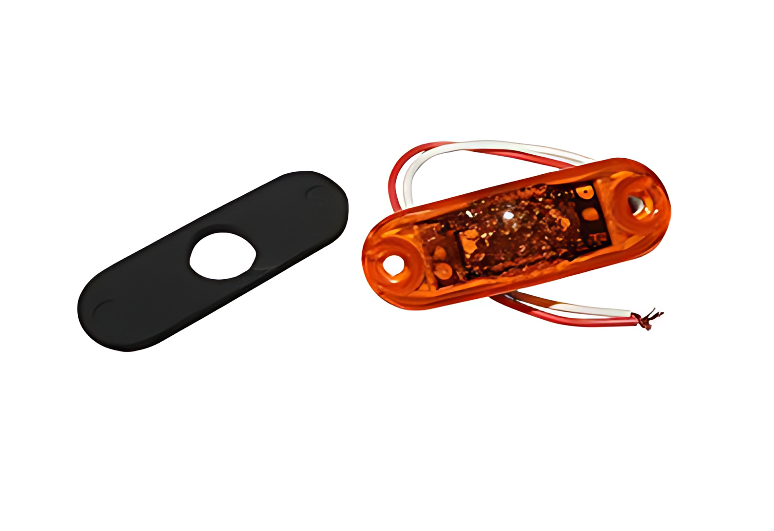 LANTERNA 2 LEDS  DE PLACA AM ACRILICO - PL13340061