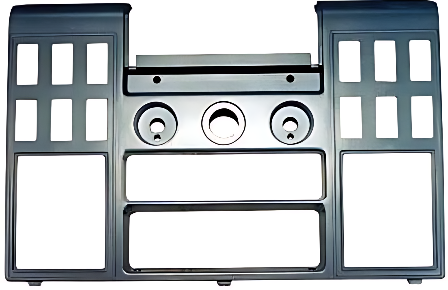 PAINEL INTERRUPORES RADIO ACENDEDOR CINZA ESCURO (GRAFITE) - 1C4510B838AAYSC