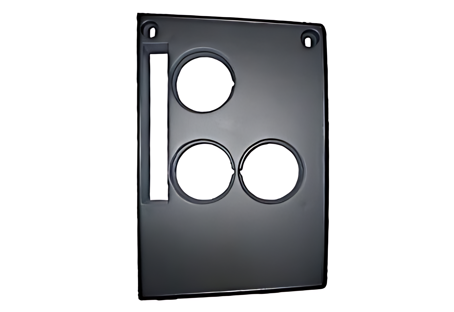 PLACA MONTAGEM RELOGIOS PAINEL  DE INSTRUMENTOS LD CINZA - 1C4510A988CAYSC