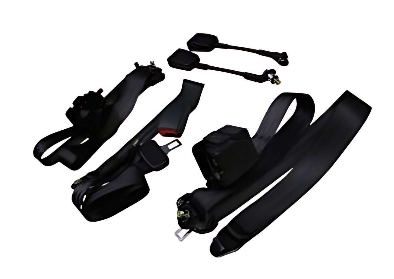 JOGO CINTO SEGURANCA 3 PONTAS C/PASSAGEIRO CINZA ESCURO - 2RD857681B232