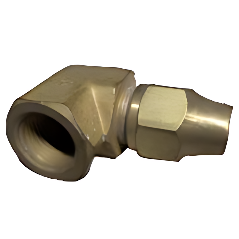 COTOVELO FEMEA 1/2 NPT X 1/2 TUBO PORCA E ANILHA - 0580