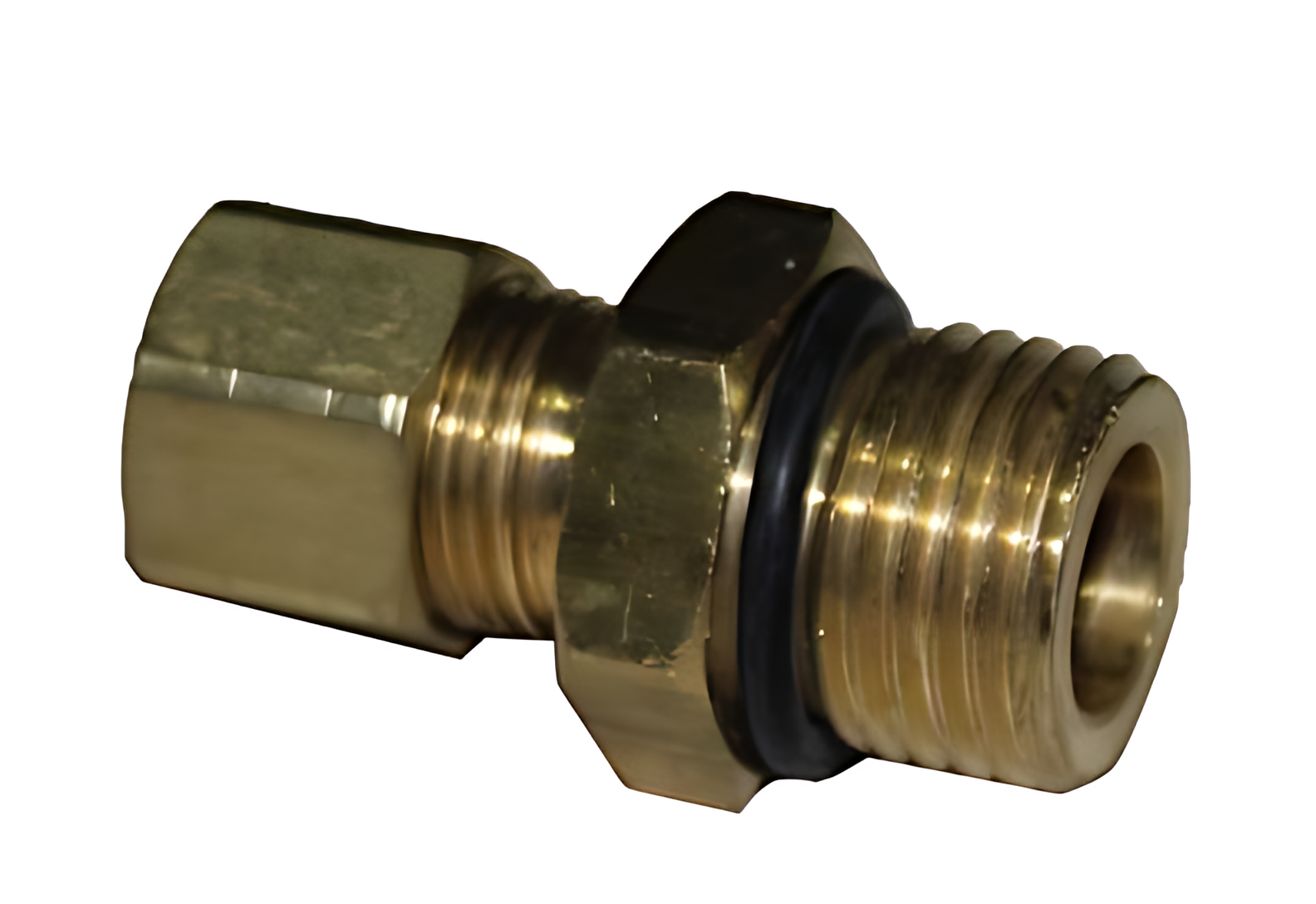 CONECTOR M16X1,5 X 5/16 TUBO COM PORCA E ANILHA - 7121