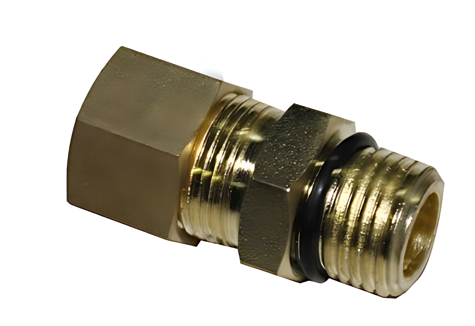 CONECTOR M16X1,5 X 1/2 TUBO COM PORCA E ANILHA - 1076